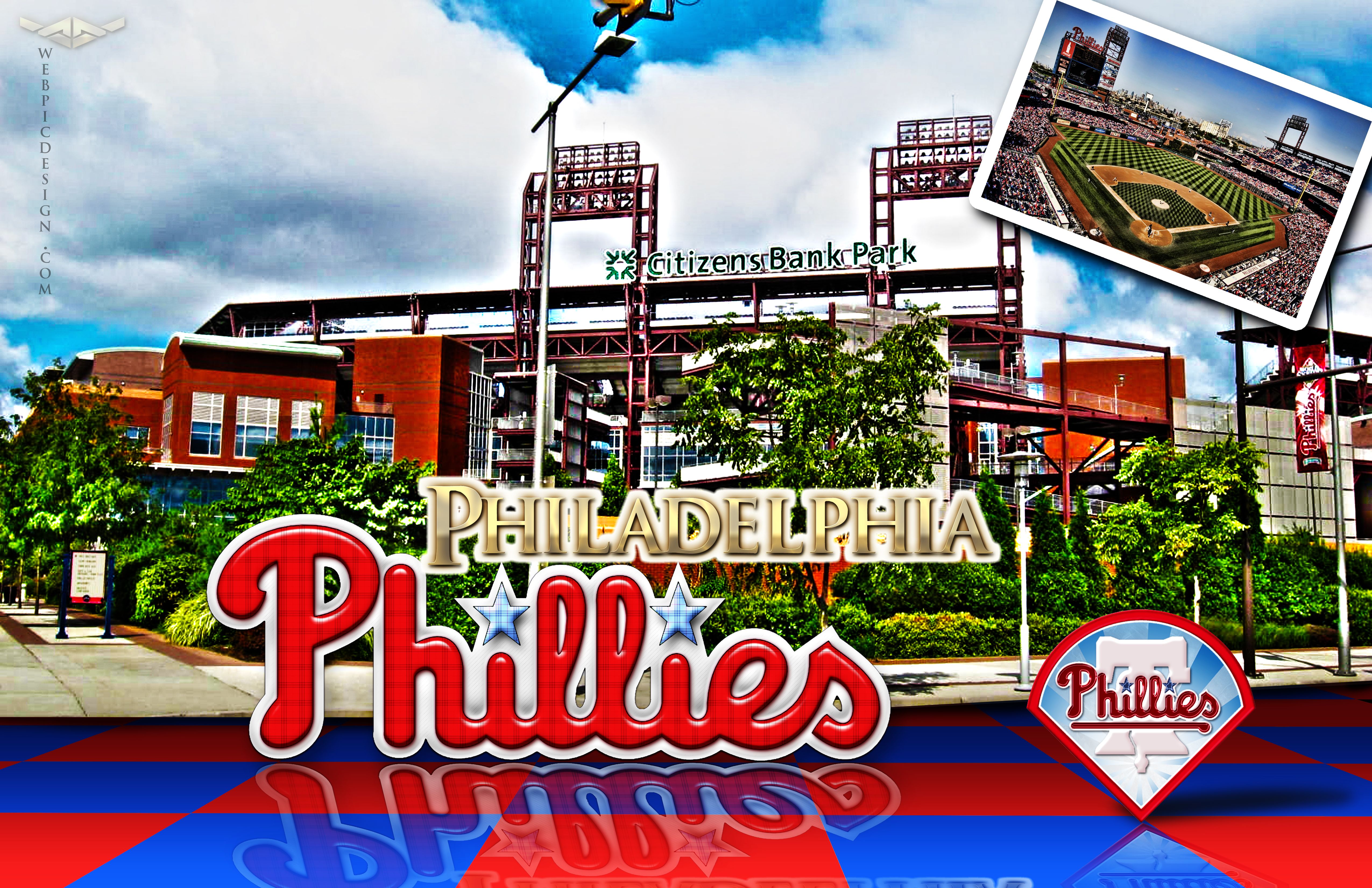 Phillies Baseball Desktop Background