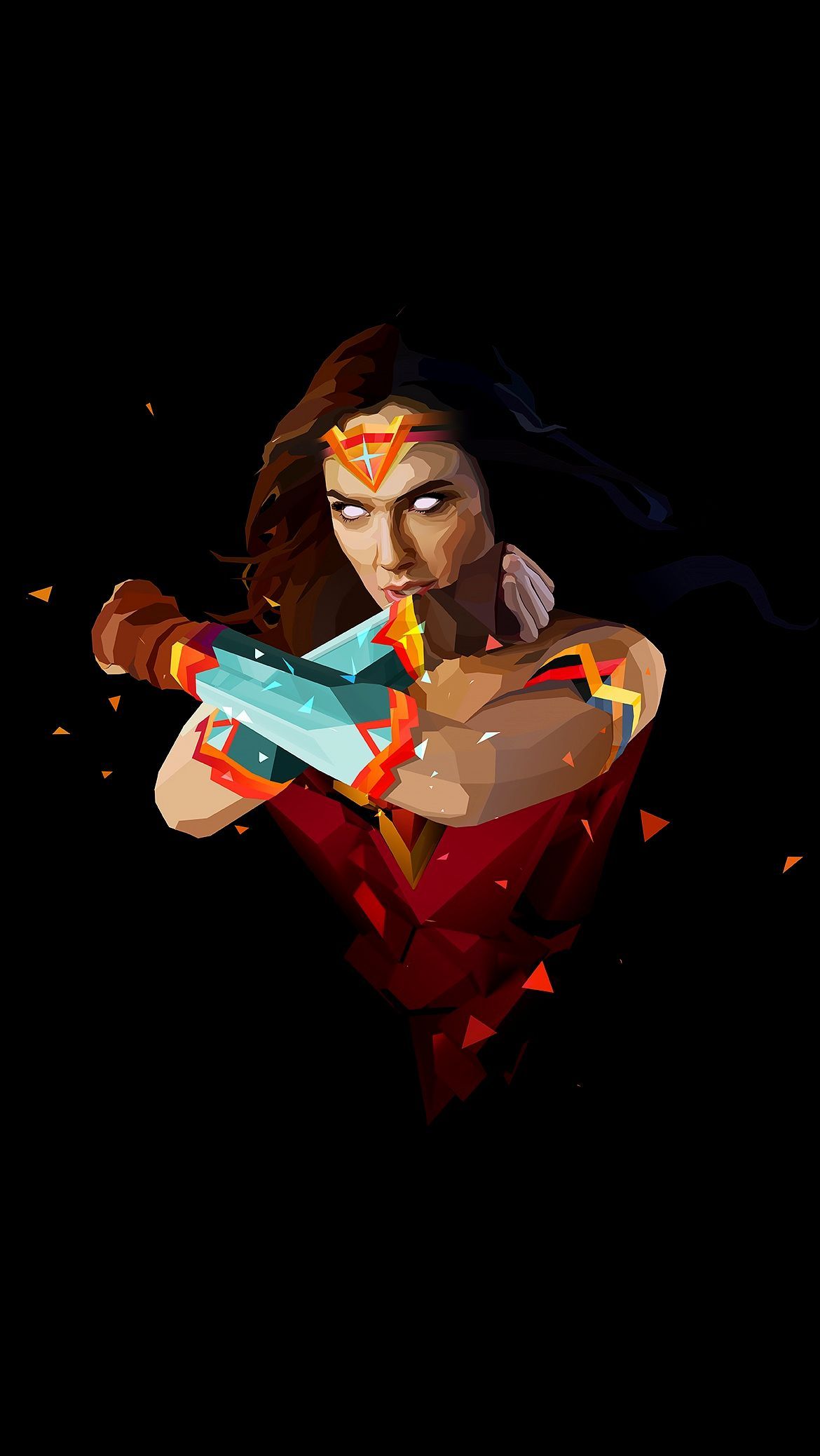 wonder woman dark wallpaper for amoled screen phones, visit our