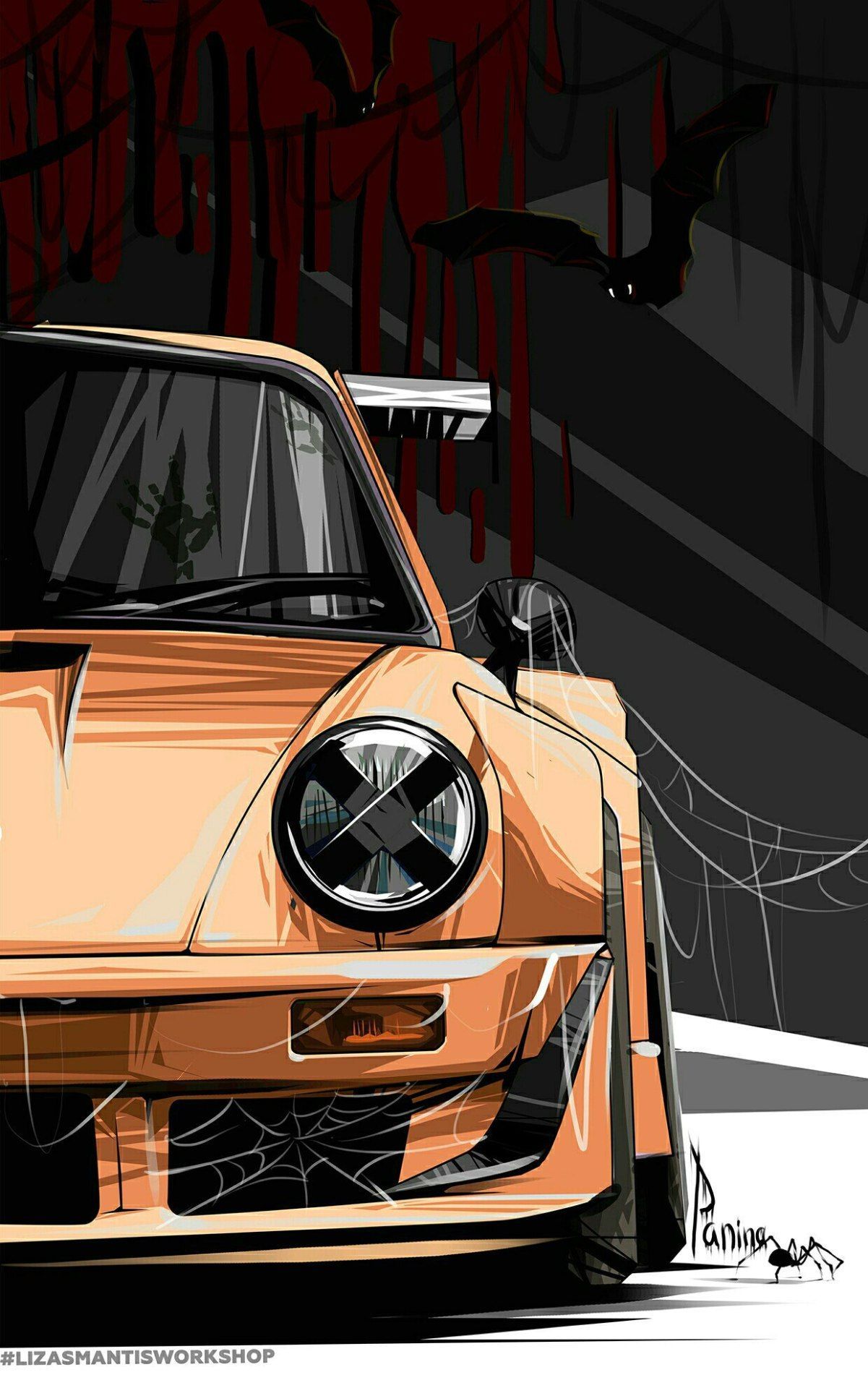 ArtStation - Porsche Carrera 911 - Anime Edition