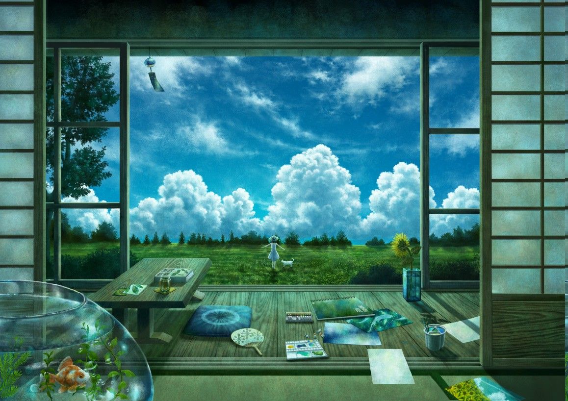 anime, Landscape Wallpaper HD / Desktop and Mobile Background