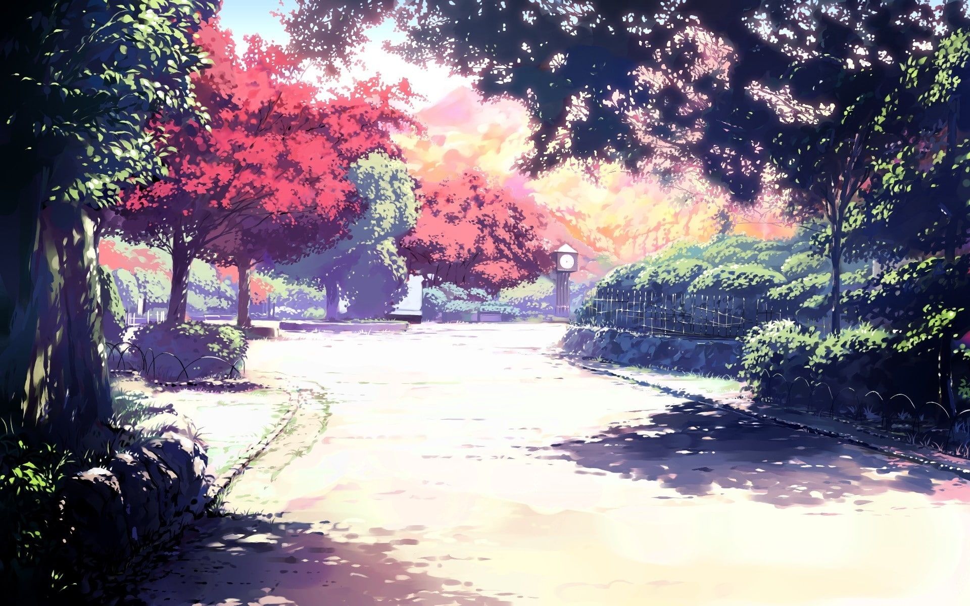 Anime Landscape Desktop HD Wallpapers - Wallpaper Cave