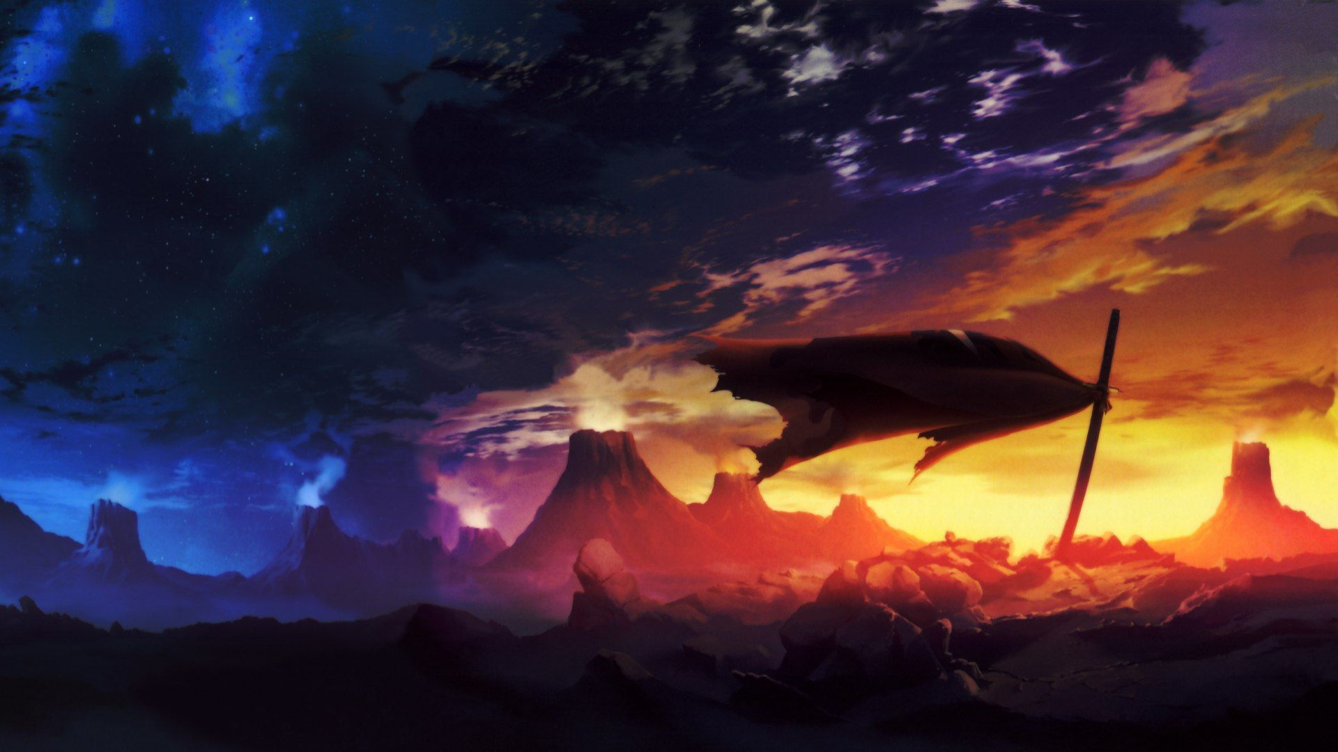 Anime HD Landscape Wallpapers - Wallpaper Cave