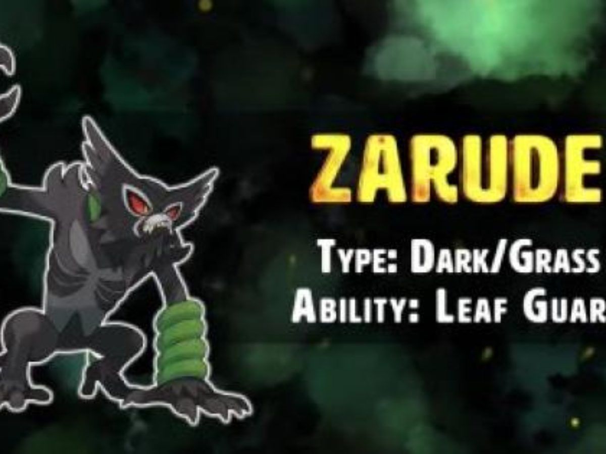 Bouclier épée Pokemon. Zarude (Pokémon mythique)