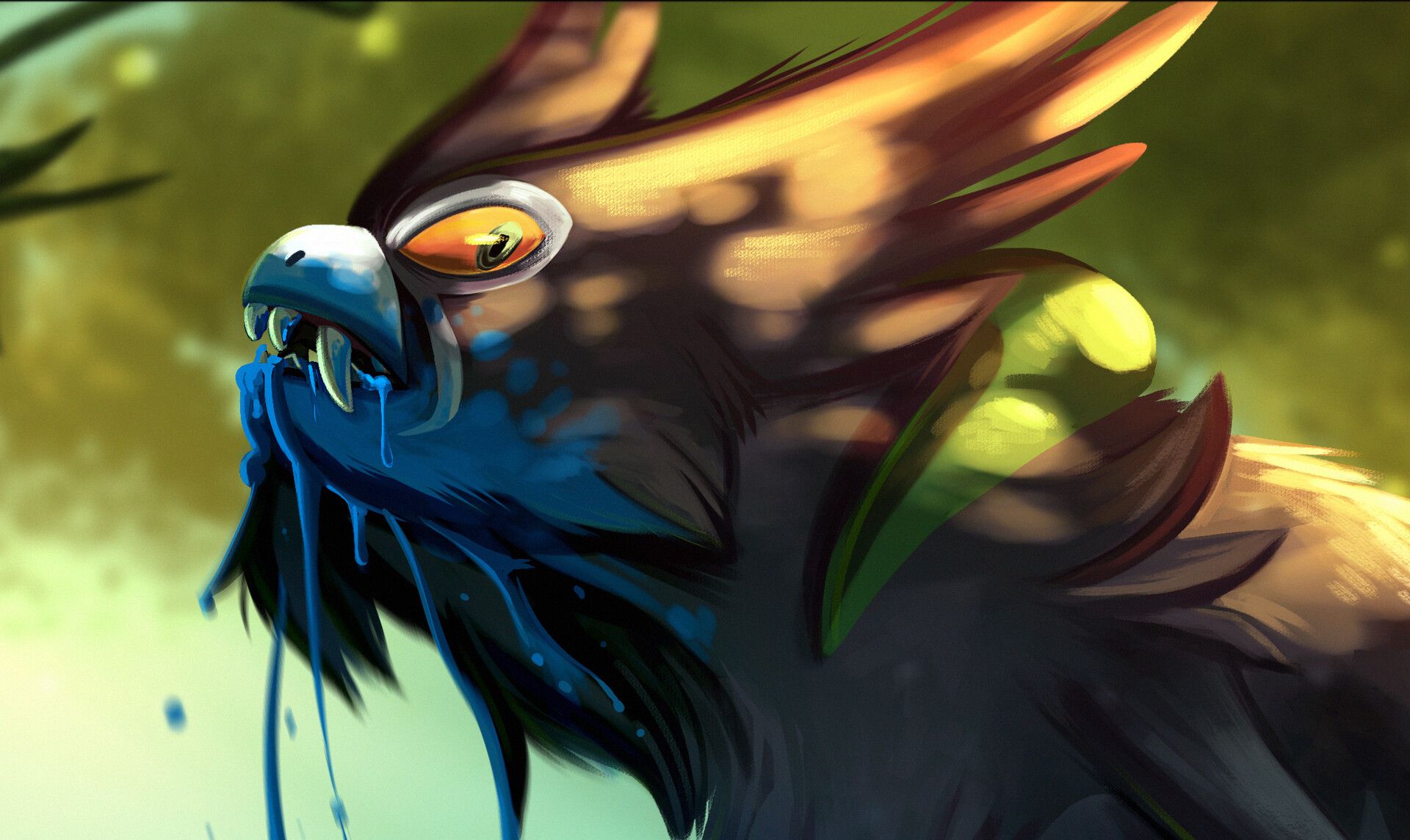 Zarude painting, Anna Renee