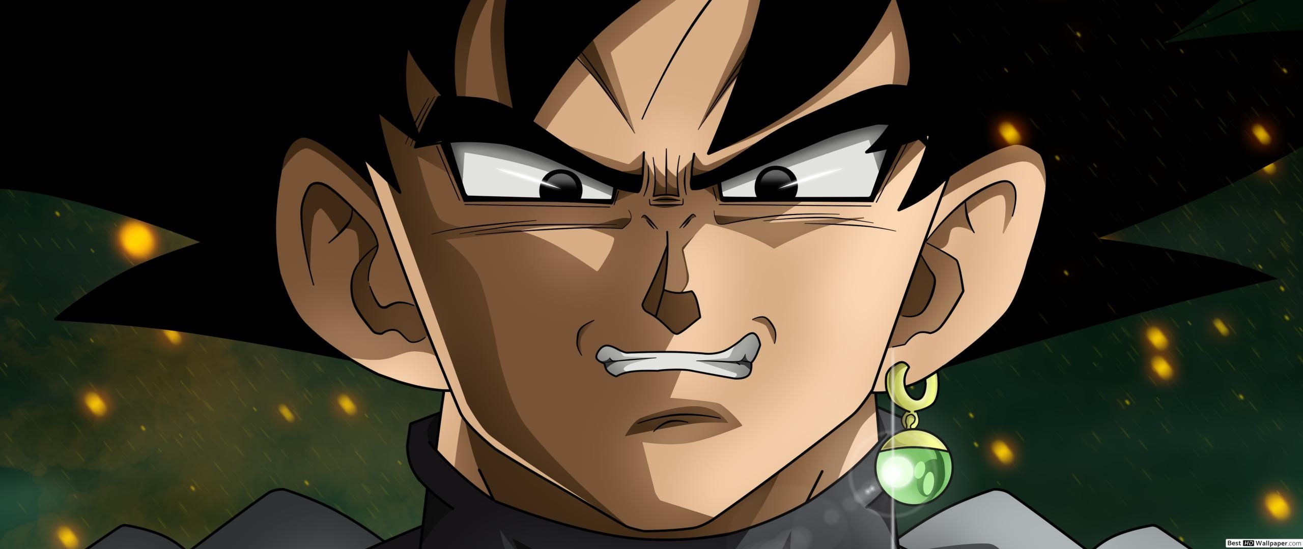 Black Goku Evil Smile HD wallpapers download.