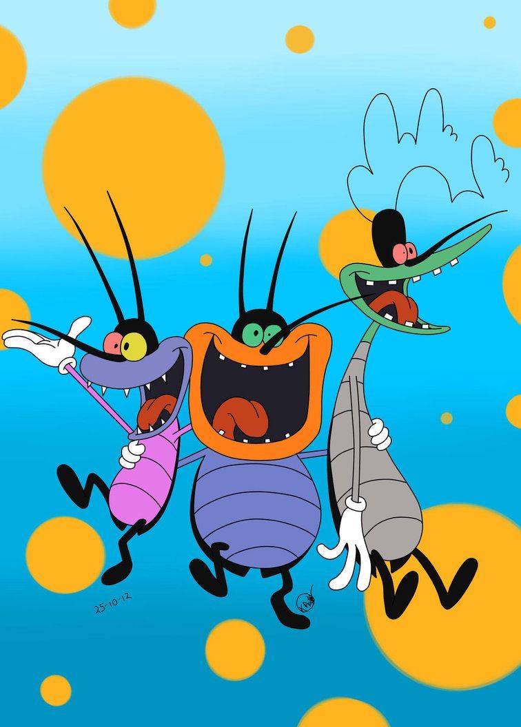 oggy and the cockroaches dee dee