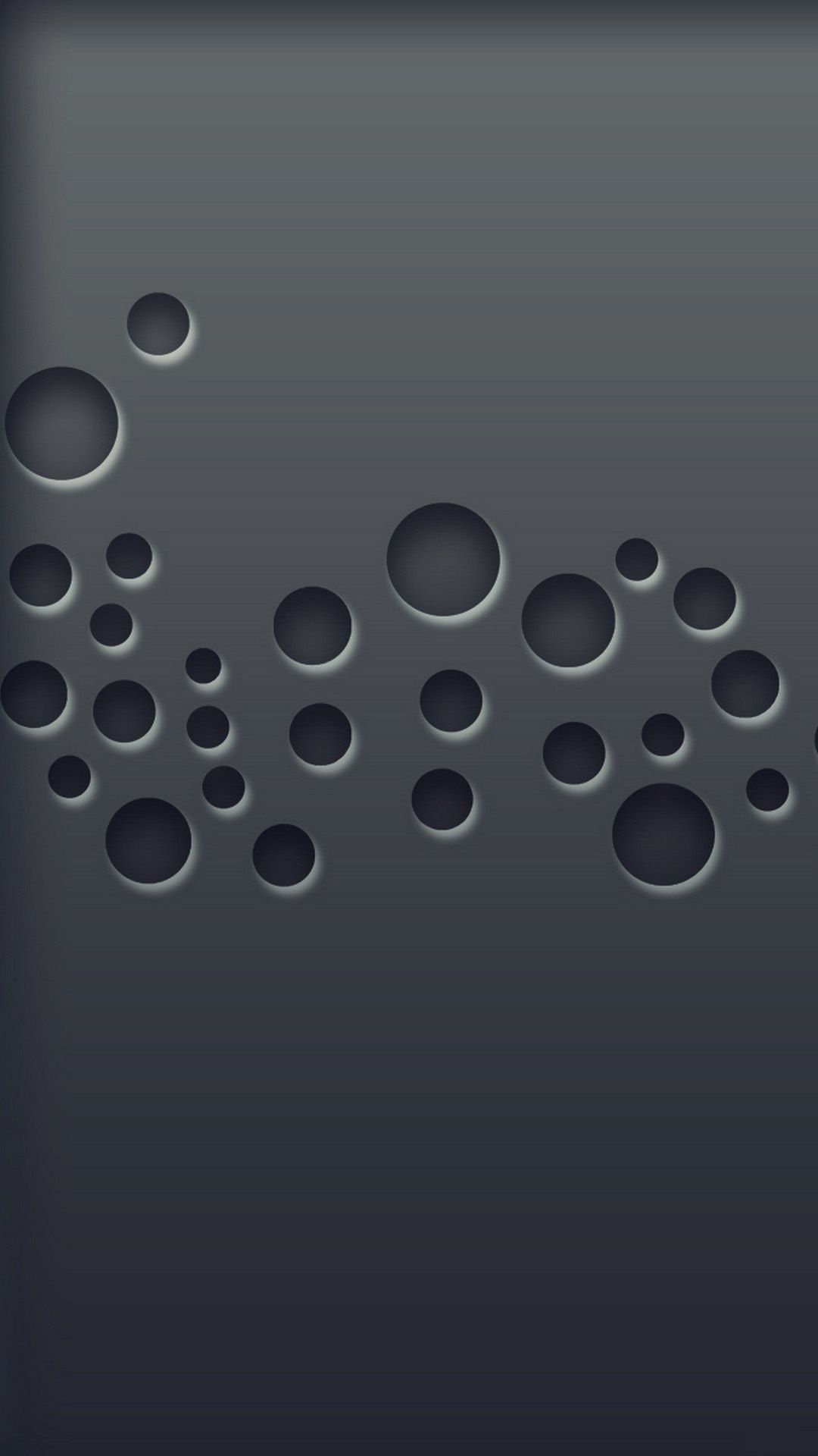 3D Abstract Punch Holes Android Wallpaper