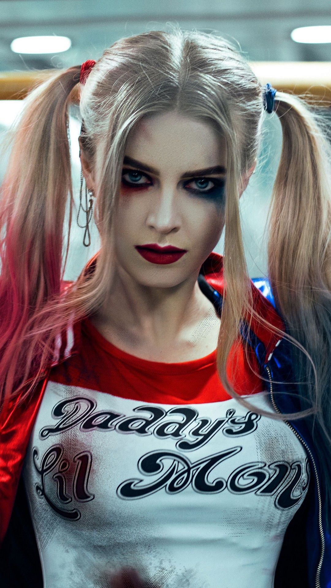 Wallpaper Harley Quinn Makeup Android Android Wallpaper