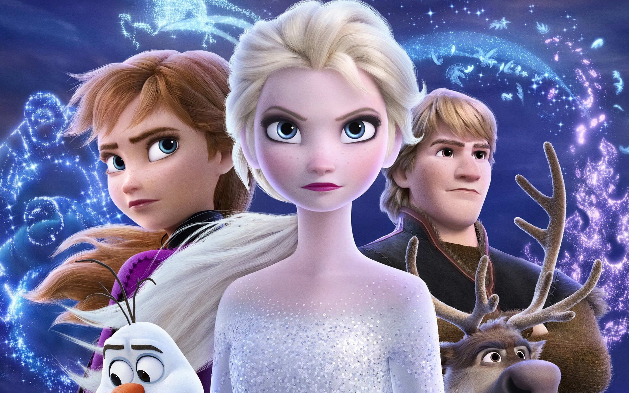 Download 2560x1600 Frozen Queen Elsa, Animation, Anna
