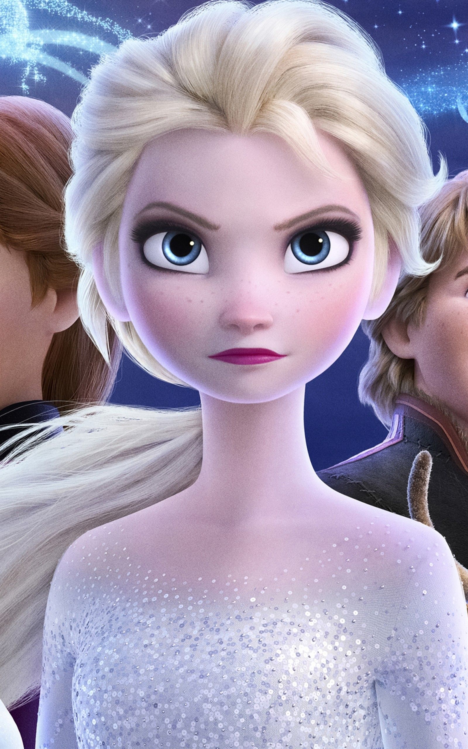Download 1600x2560 Frozen Queen Elsa, Animation, Anna