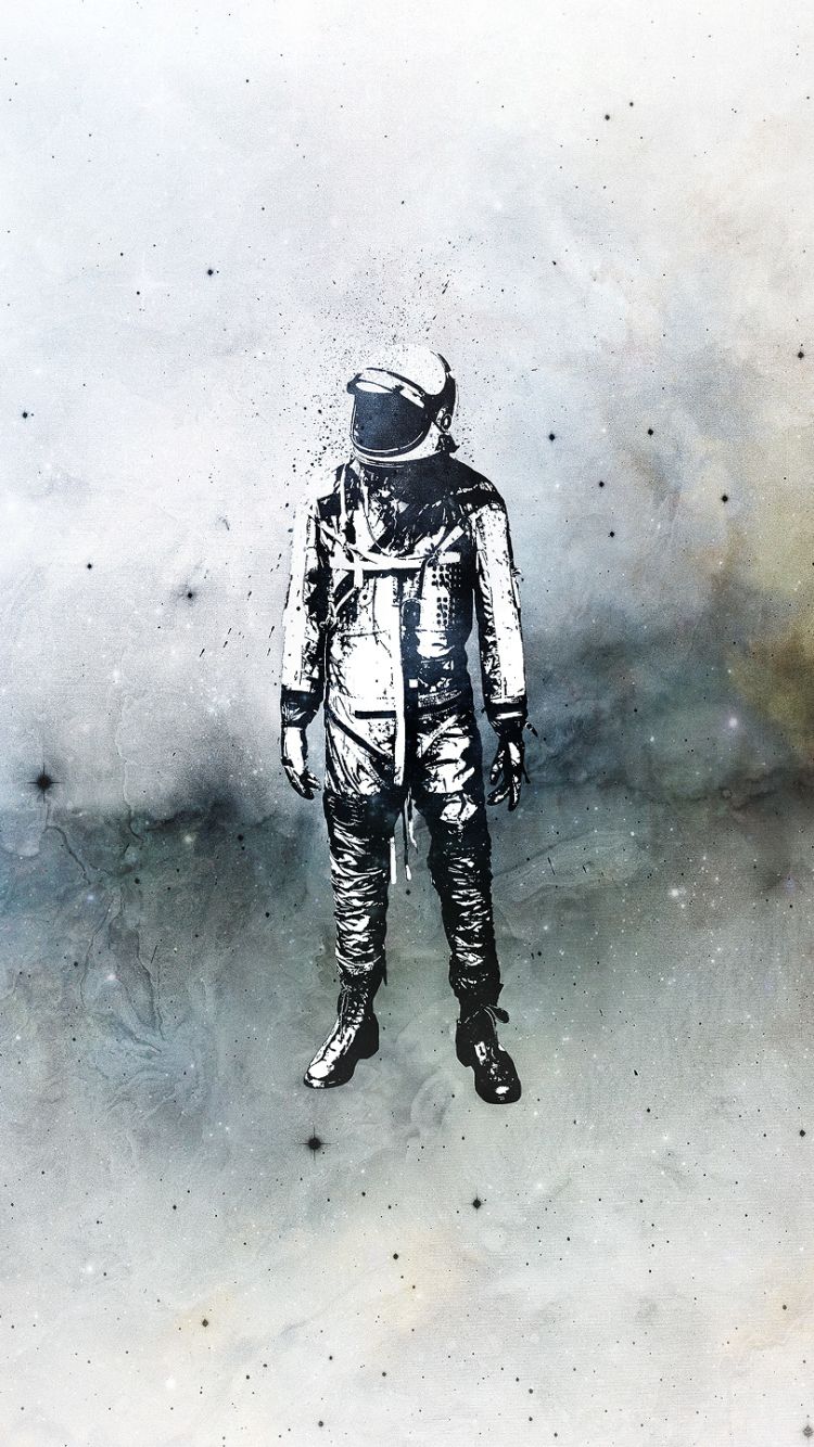 Sci Fi Astronaut (750x1334) Wallpaper