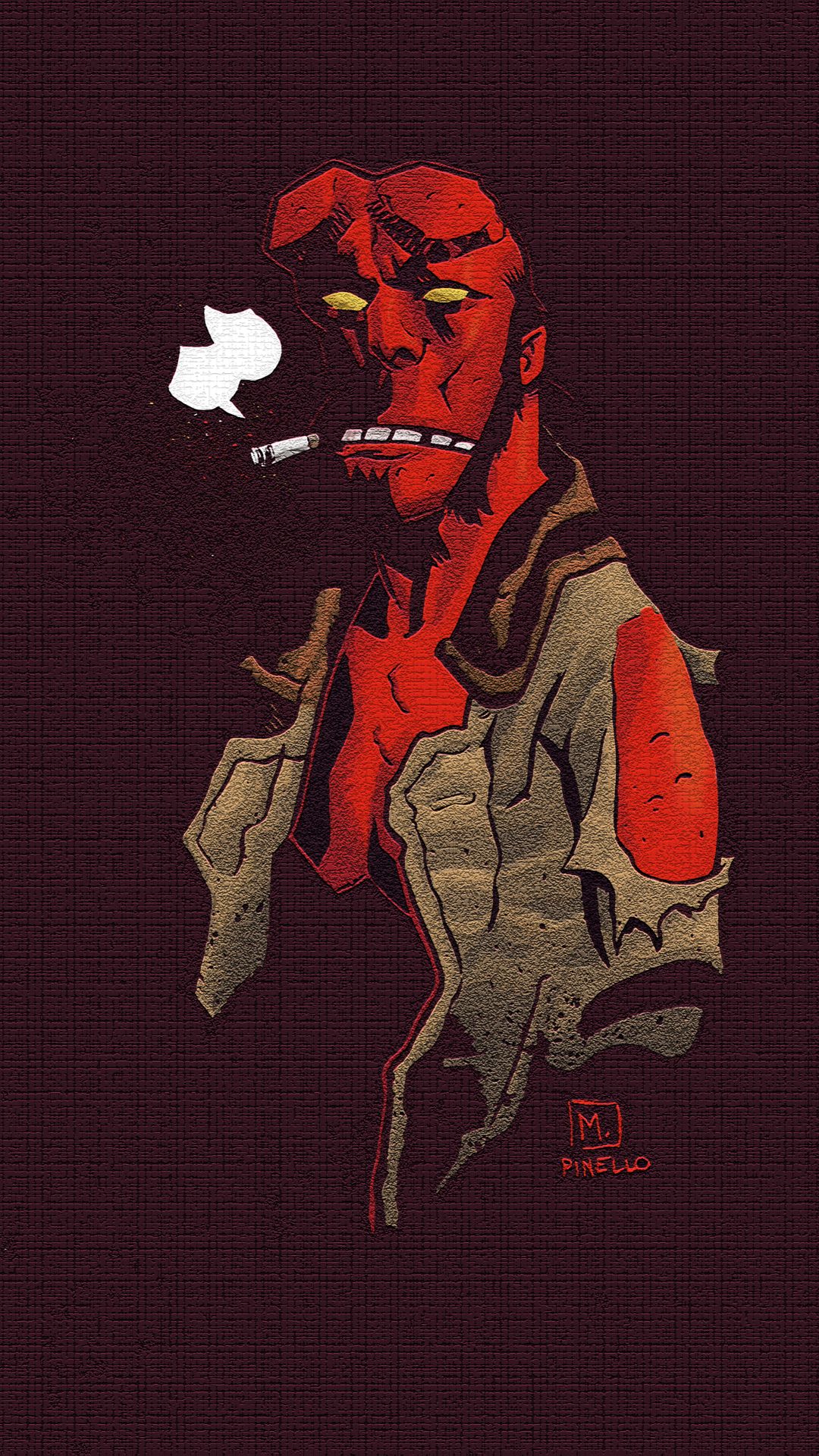 Mobile Wallpaper Drawing Mike Mignola, HD Wallpaper