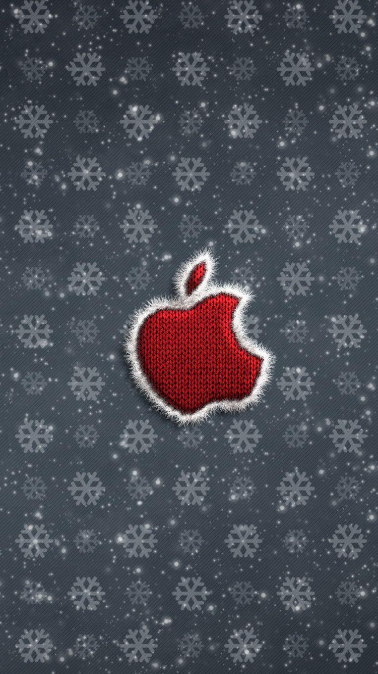 Apple Logo Christmas Celebrations 4k iPhone iPhone 6S