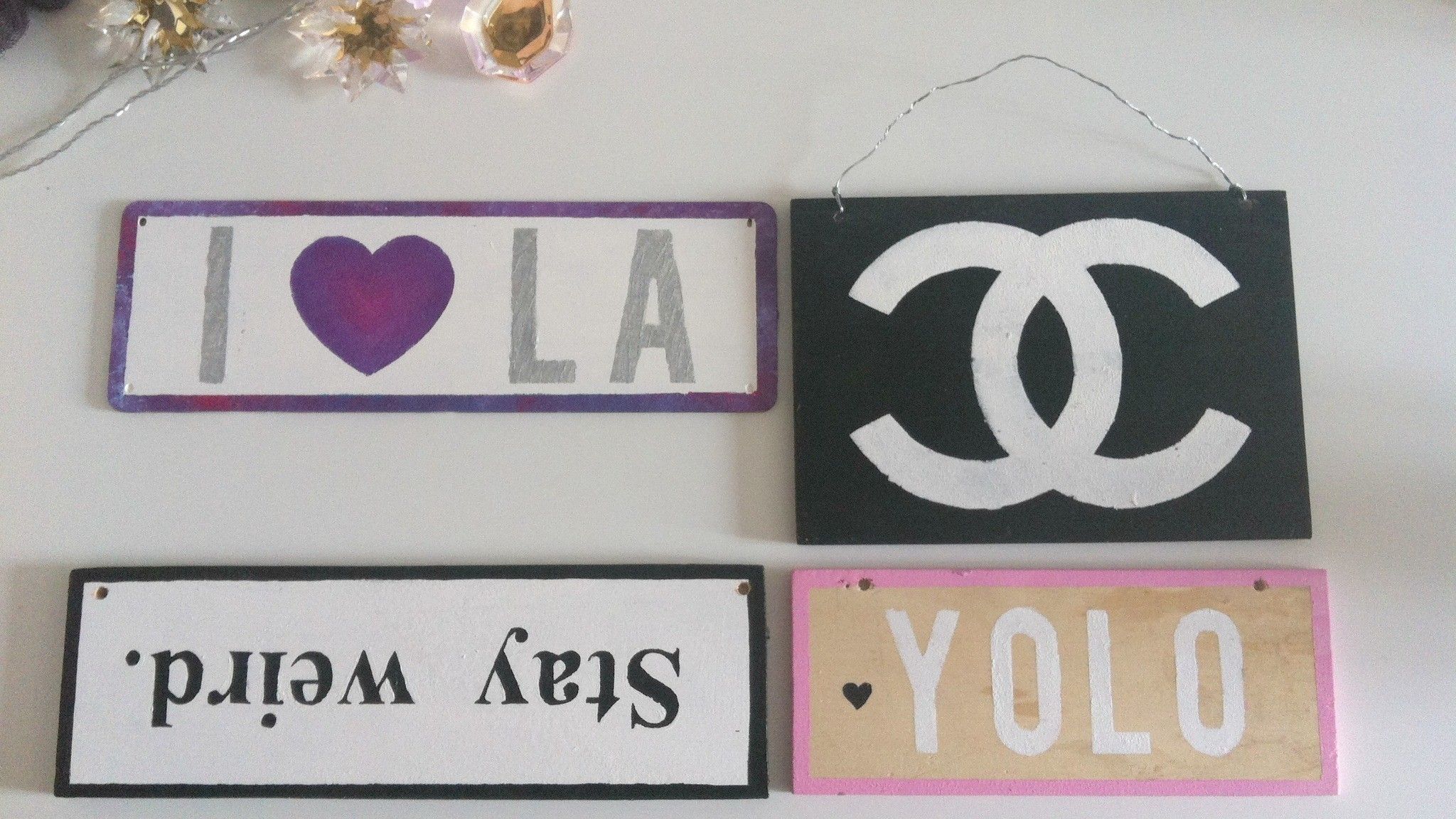❤ Diy Room Decor, Brandy Melville Inspired Wooden Signs · How To