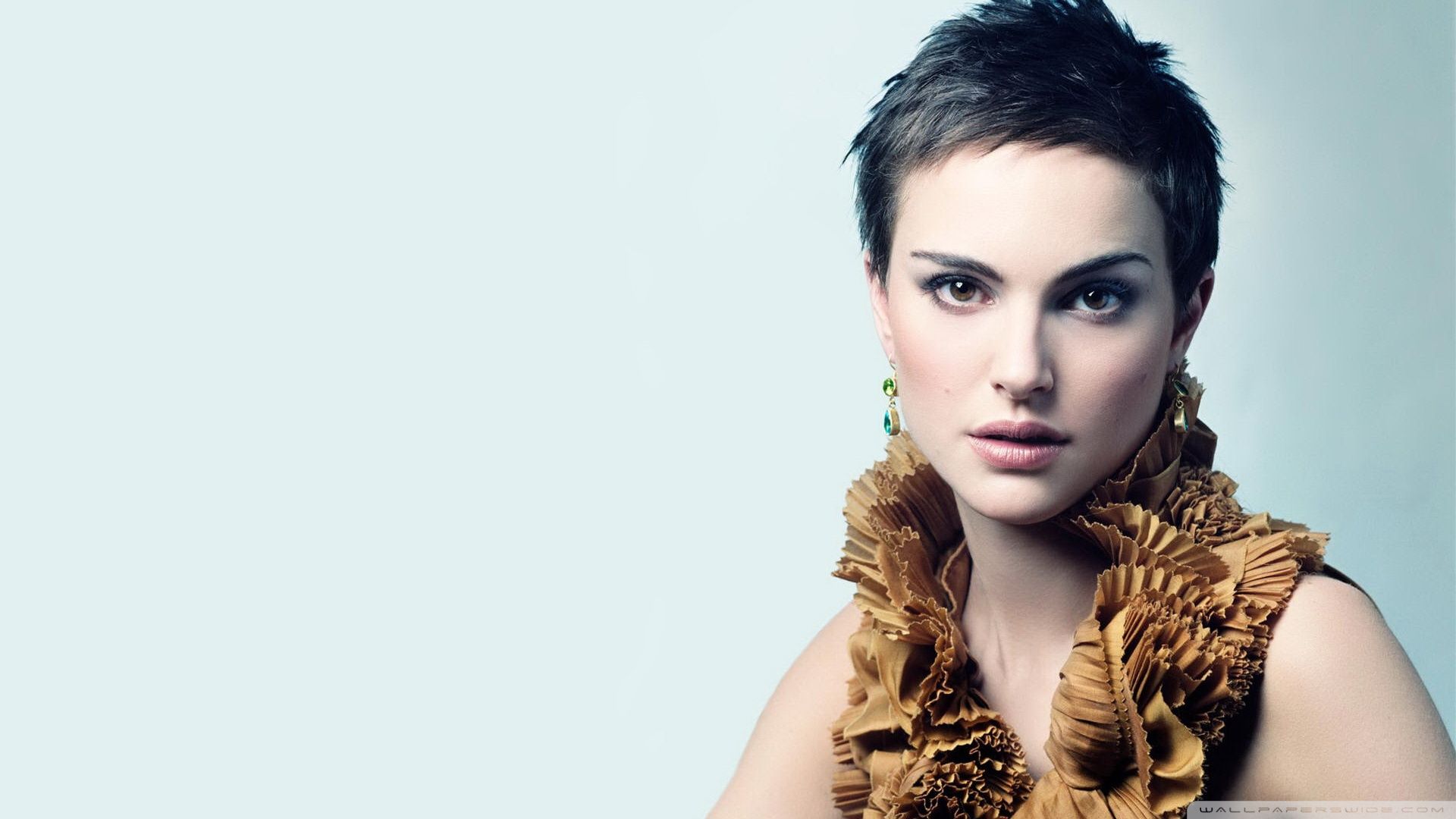 Natalie Portman Short Hair Ultra HD Desktop Background Wallpaper