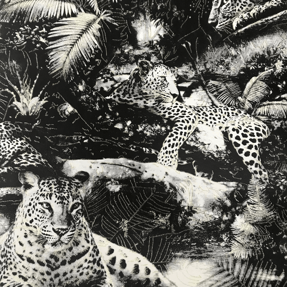 Erismann Leopard Jungle Print Mono Luxury Blown Vinyl