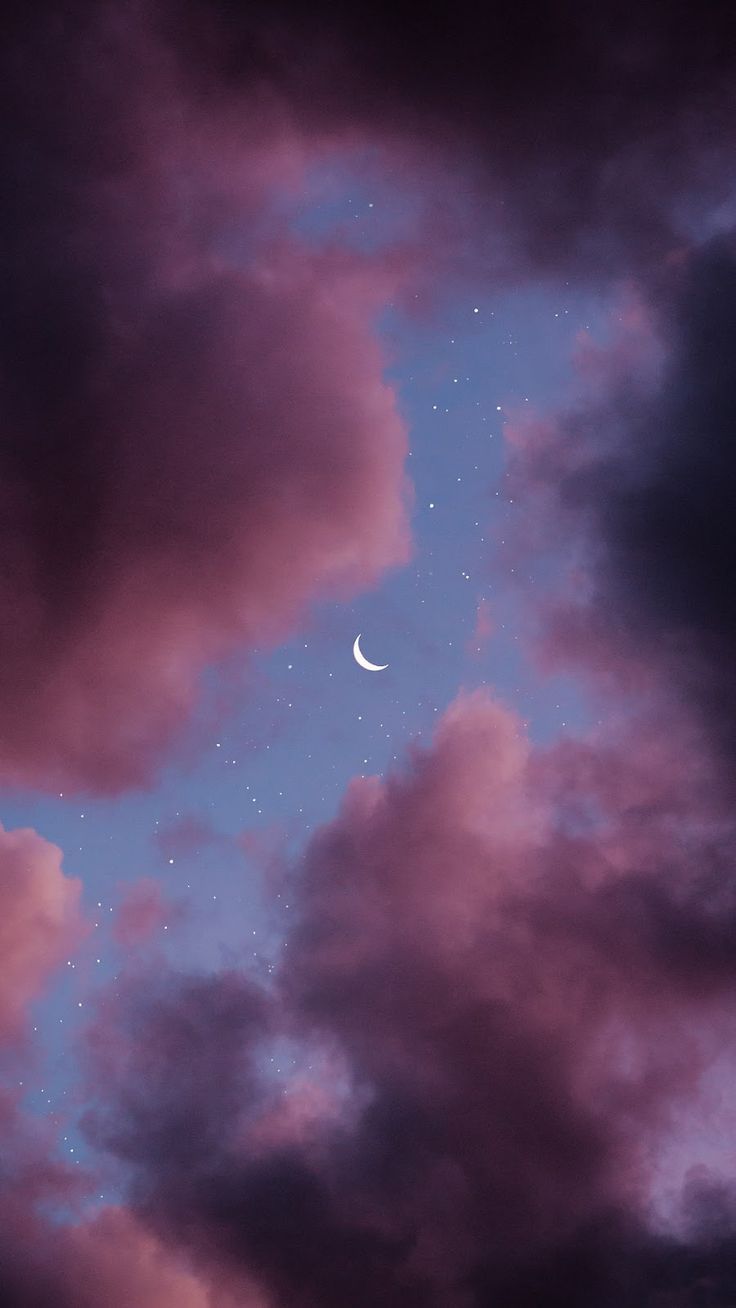 In the night HD Phone. Cloud wallpaper, Aesthetic