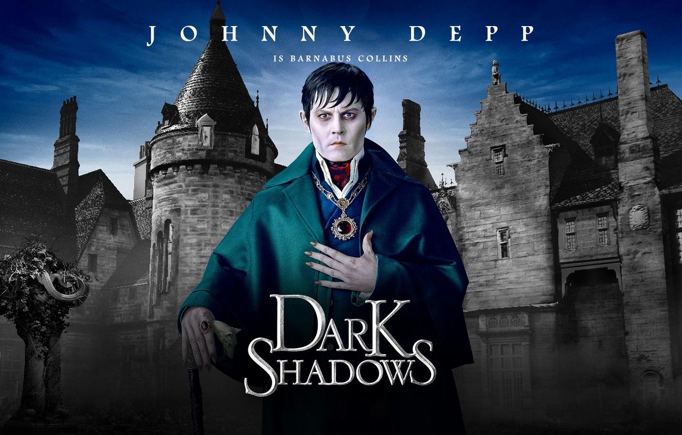Wallpaper Johnny Depp, Dark Shadows, Tim Burton, Movie image