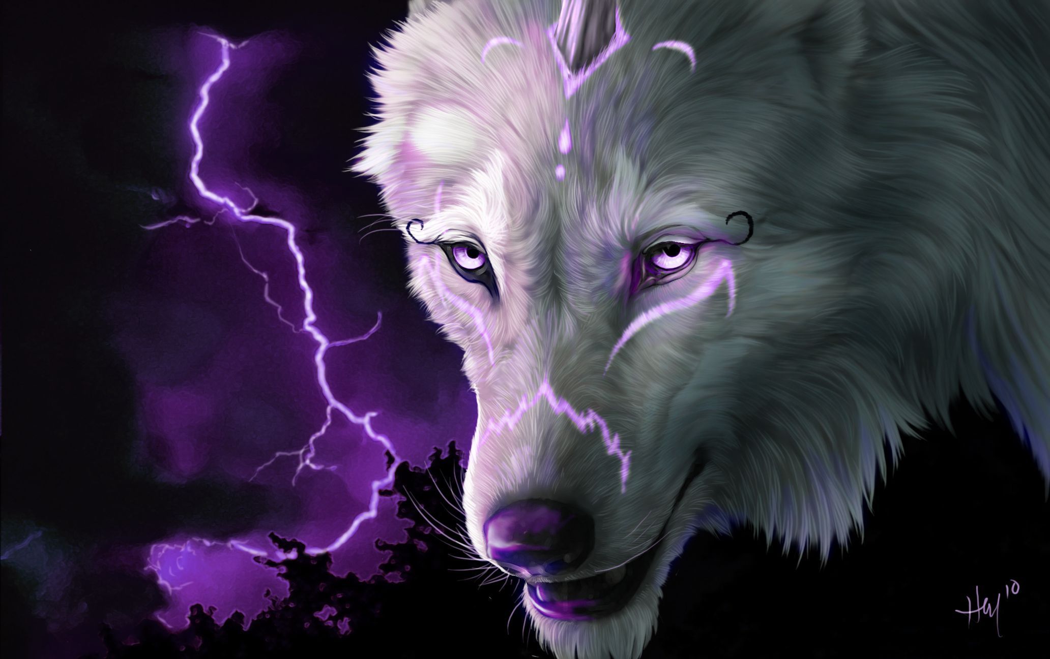 Lightning Wolf Wallpaper Free Lightning Wolf Background