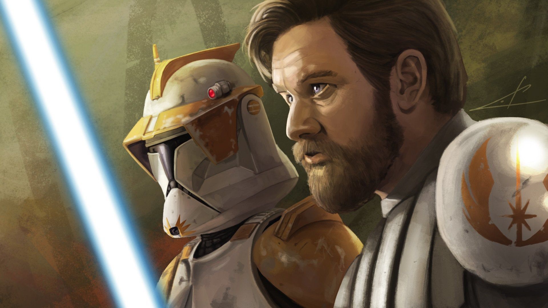 Obi Wan Kenobi And Commander Cody Wars By Lucas Furlan