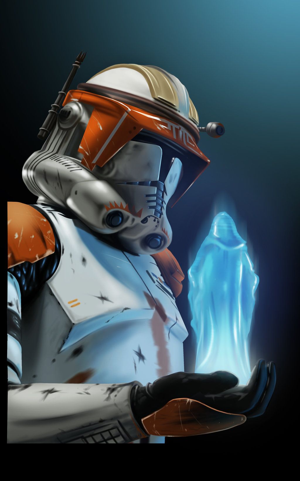 Clone Wars. Star wars fan art, Commandant cody, Personnage star wars