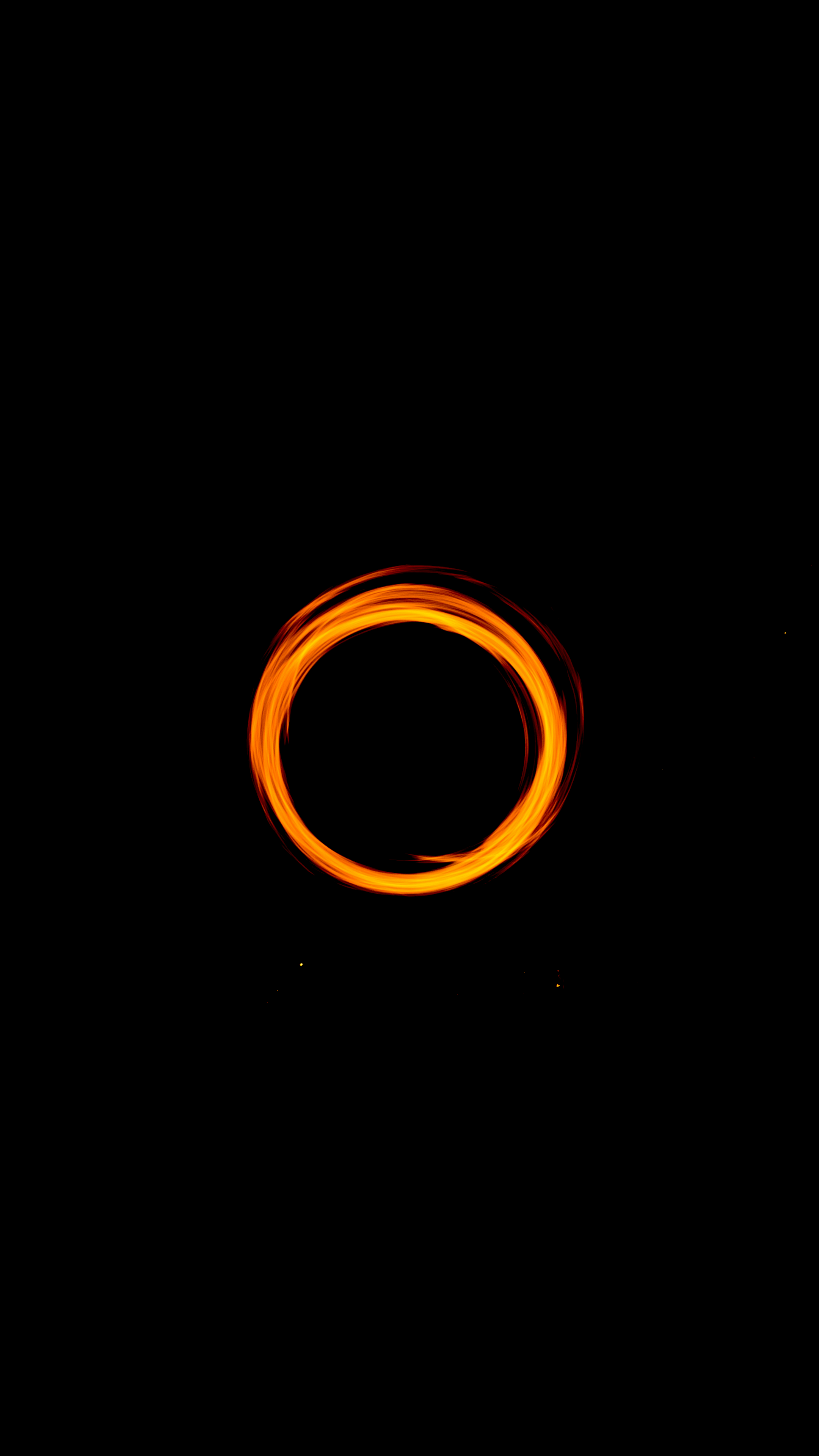 Orange Circle Ring. Dark wallpaper, Cover wallpaper, Cool wallpaper