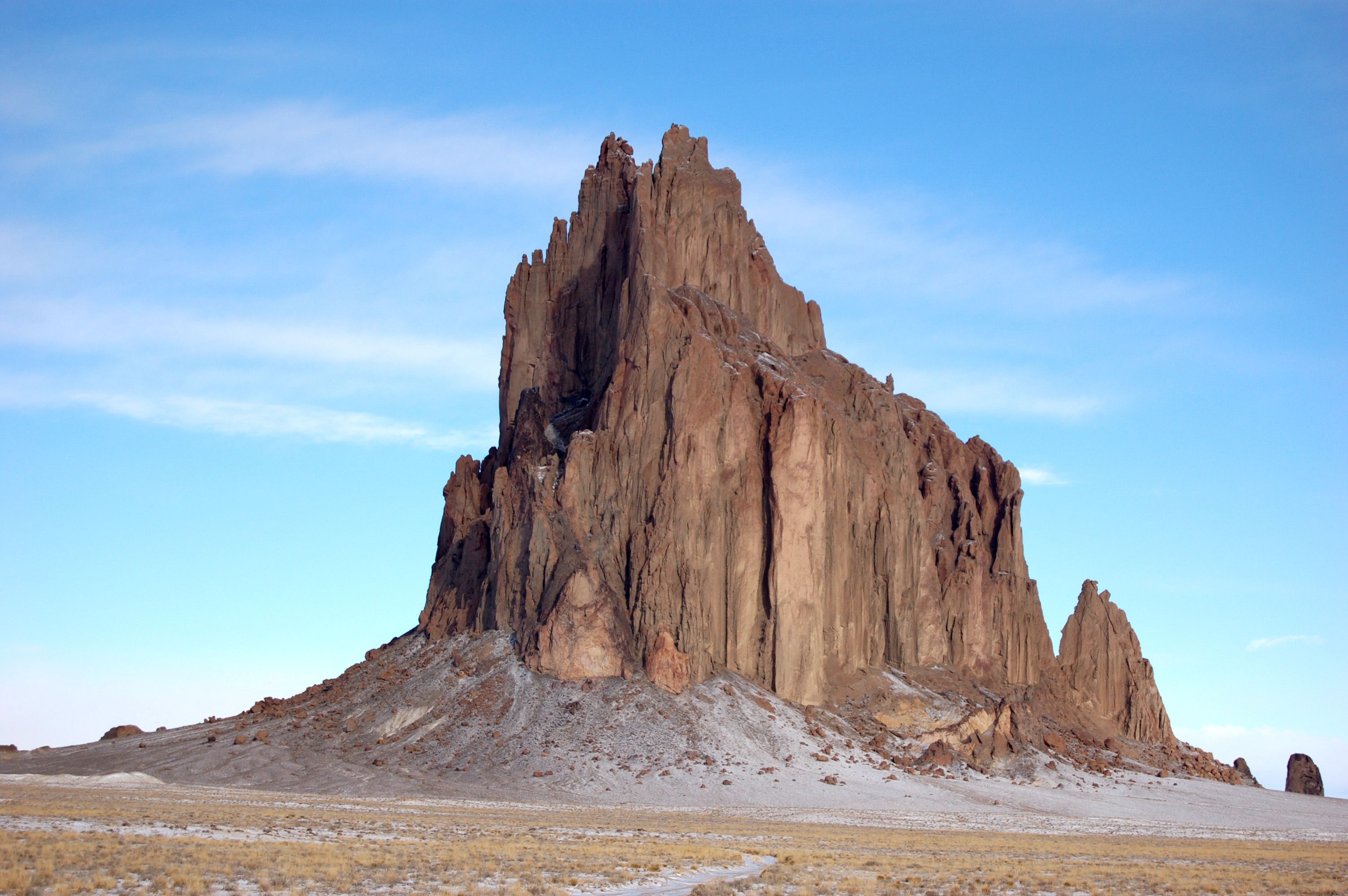 Shiprock Rock Formation New Mexico Wallpapers Wallpaper Cave