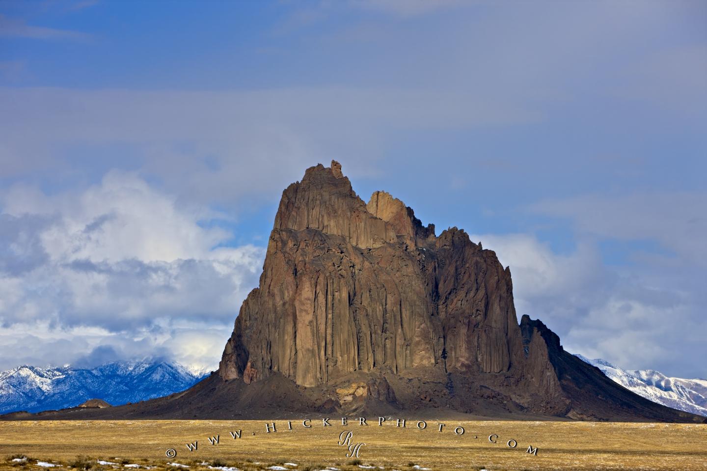 Free wallpaper background: Shiprock Formation New Mexico
