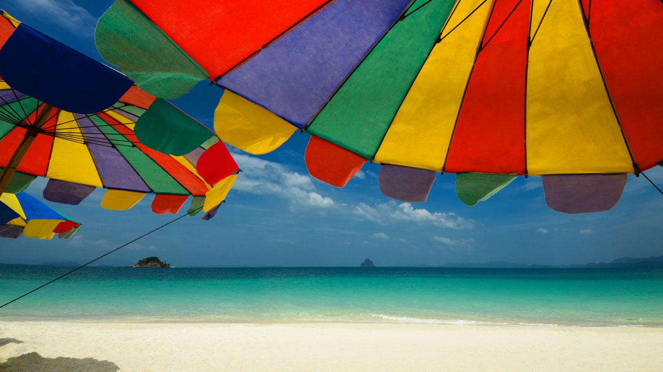 Free download Bing Image Beach Umbrellas Umbrellas on a sunny