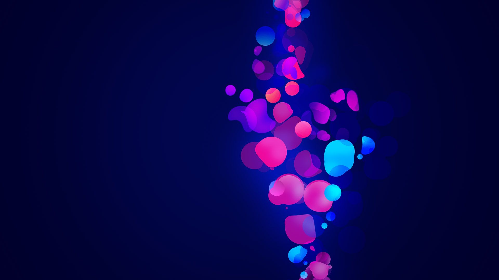Abstract Blue & Pink Shapes desktop PC and Mac wallpaper