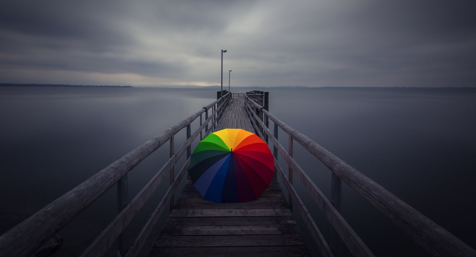 Times a Rainbow Umbrella Made a Normal Photo Awesome