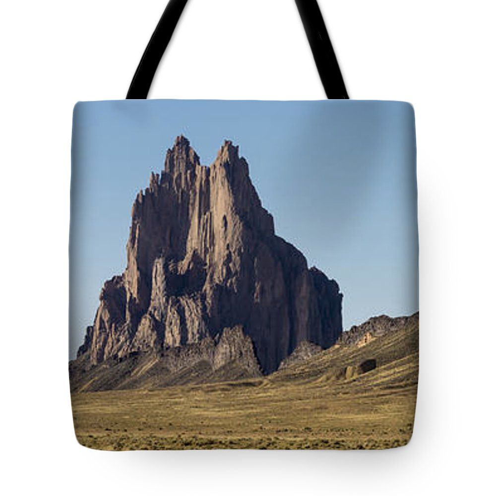 Shiprock Panorama West New Mexico Tote Bag