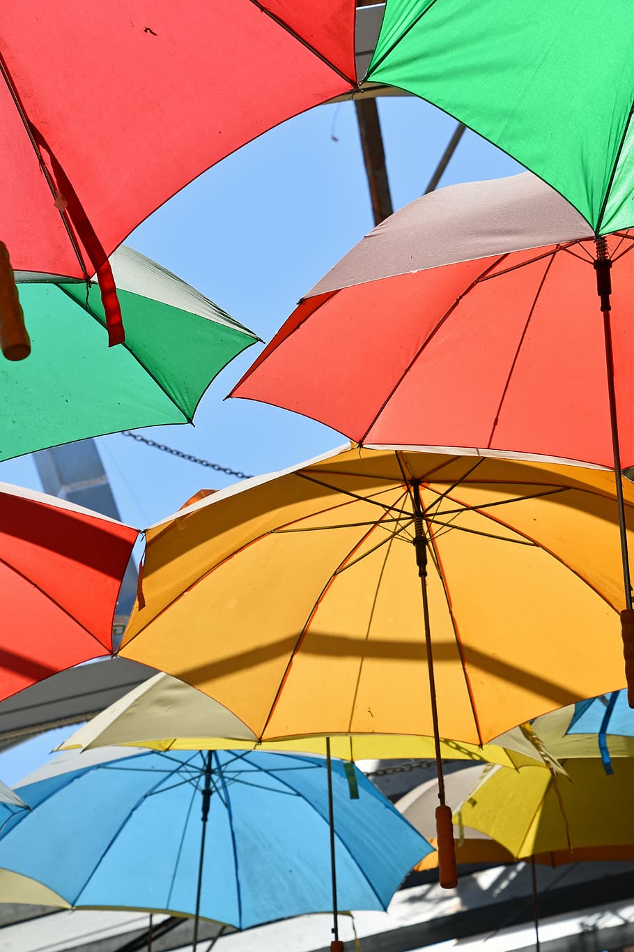 HD Wallpaper: Assorted Color Umbrellas, Multi Colour, Rainbow, Gay