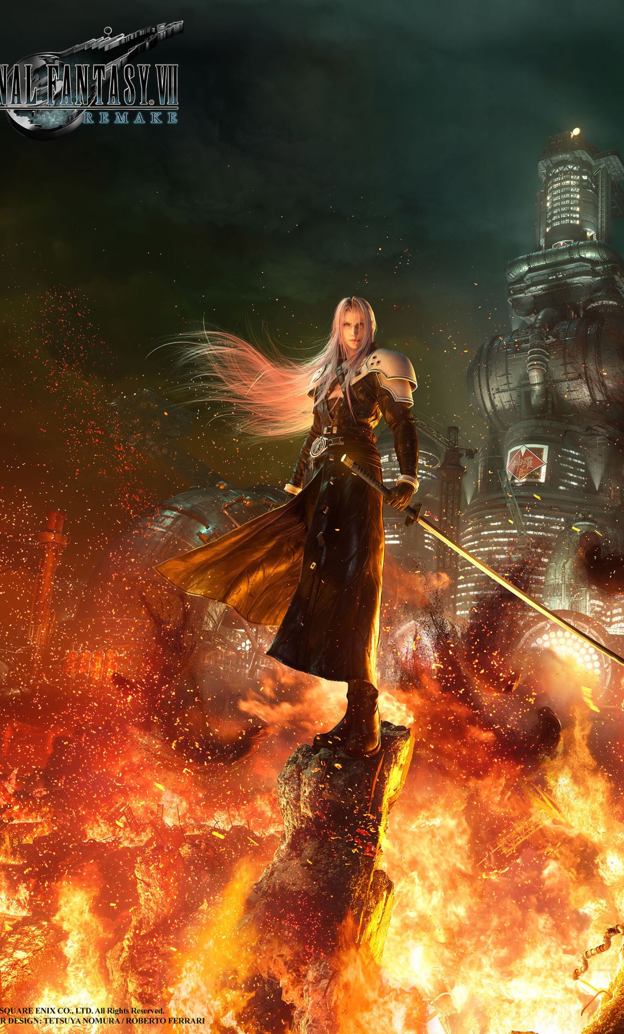 Final Fantasy VII Remake iPhone 6 plus Wallpaper, HD