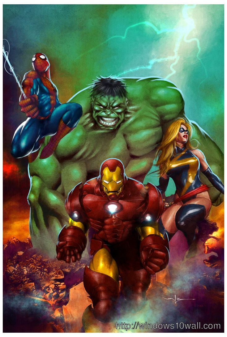 Marvel HD Wallpaper For Mobile Heroes, HD Wallpaper