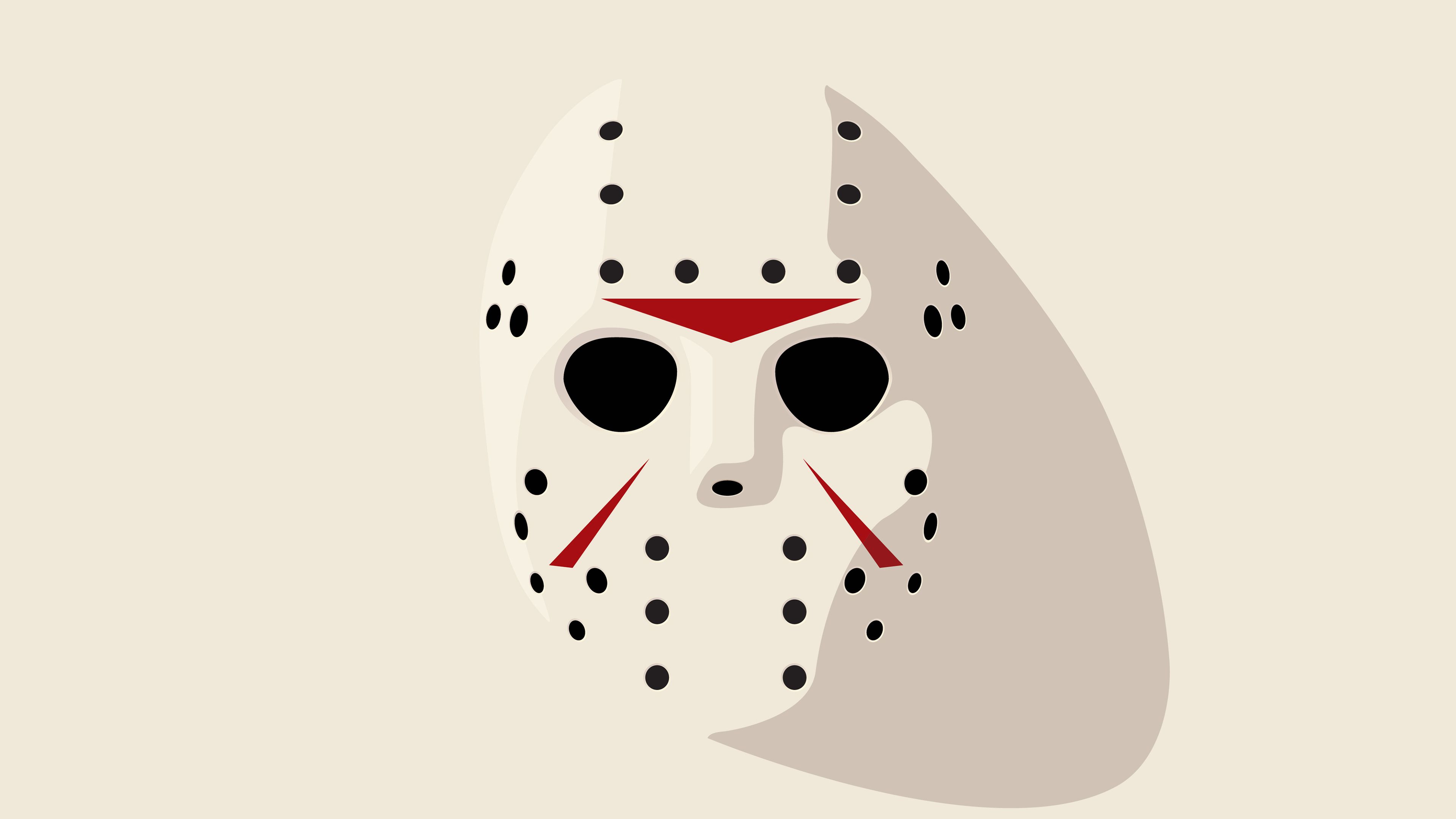 jason, friday 13th, hockey mask 4K Wallpaper, HD Vector