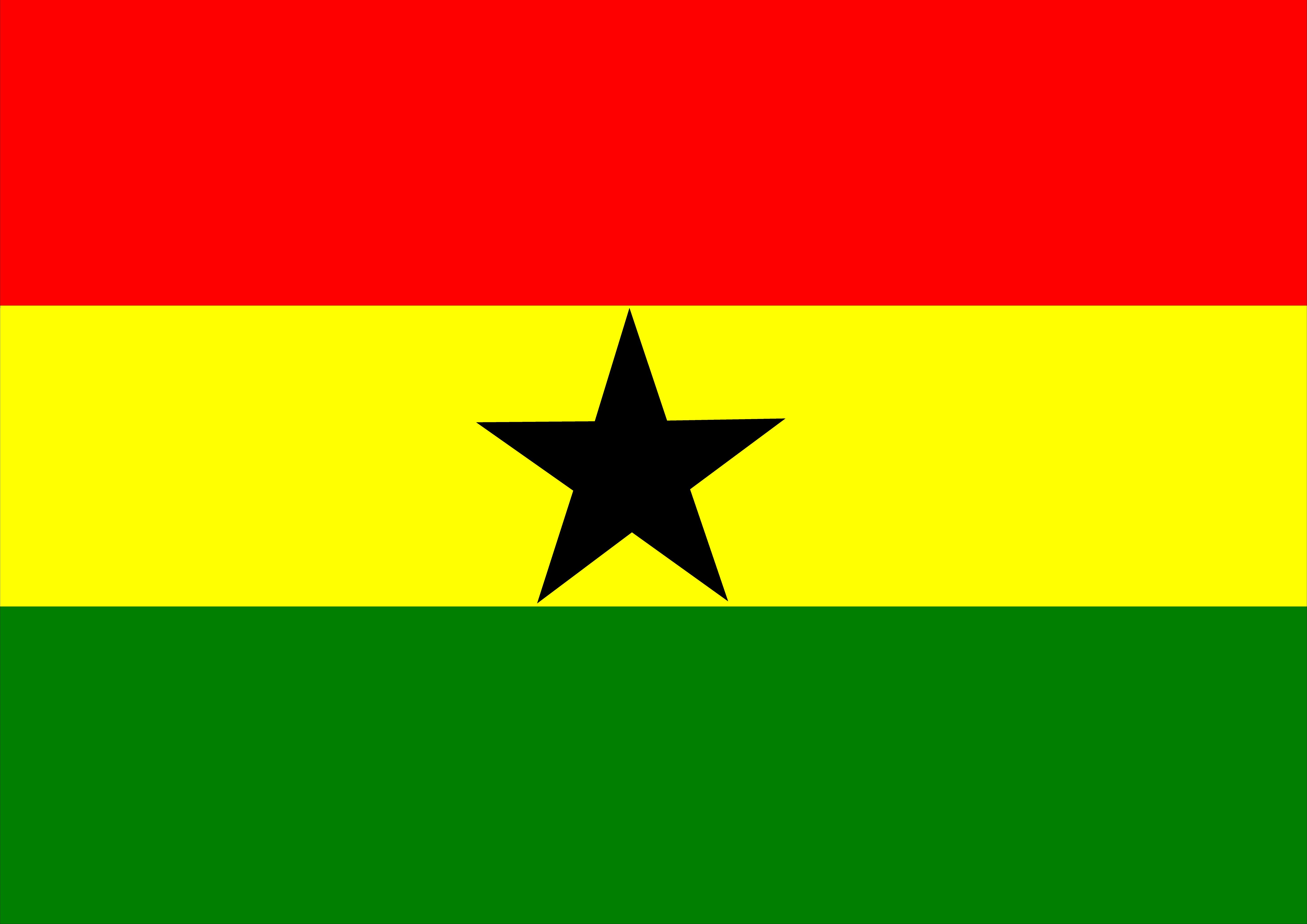 2. Ghana was founded on March 1957. Ghana flag, Ghana, Africa flag