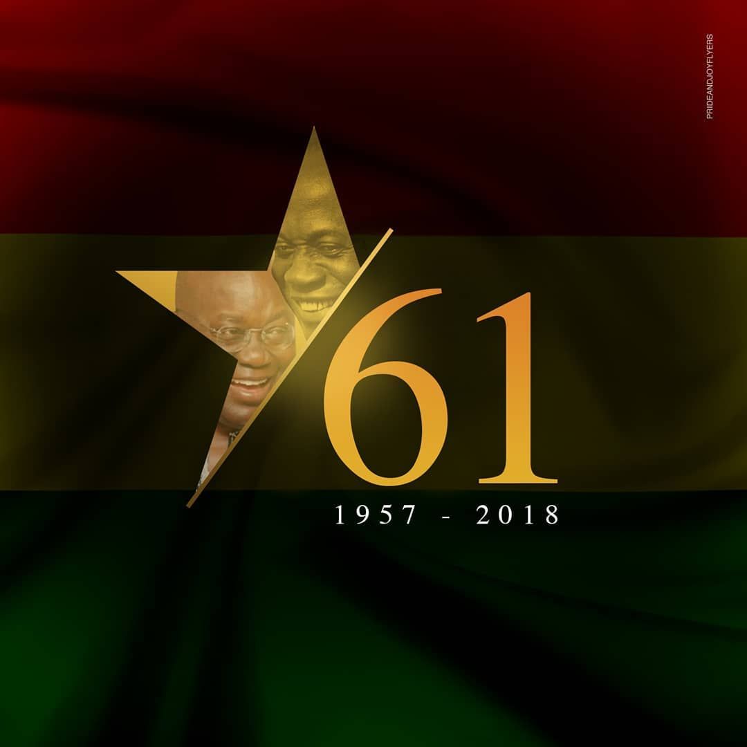 Happy Ghana Independence day!!! 61 years. 6th March