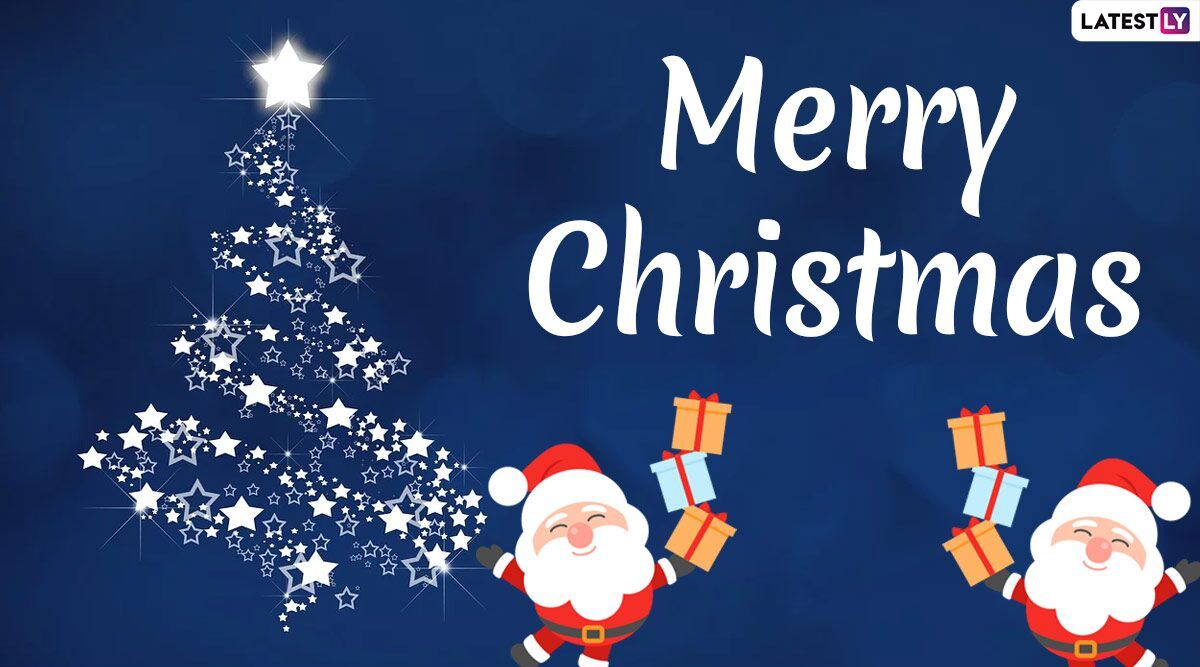 Christmas Image & HD Wallpaper For Free Download Online: Wish Merry Christmas 2019 With Beautiful WhatsApp Stickers and GIF Greeting Messages