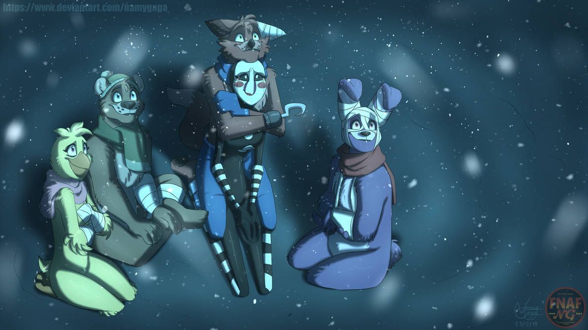 FNAFNG_Christmas 2018 by NamyGaga. Fnaf freddy, Fnaf drawings