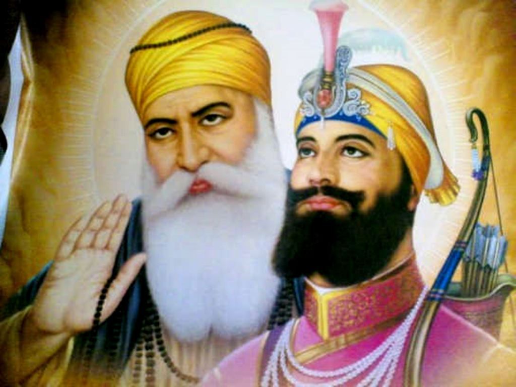 Guru Nanak Dev And Guru Gobind Singh Wallpaper