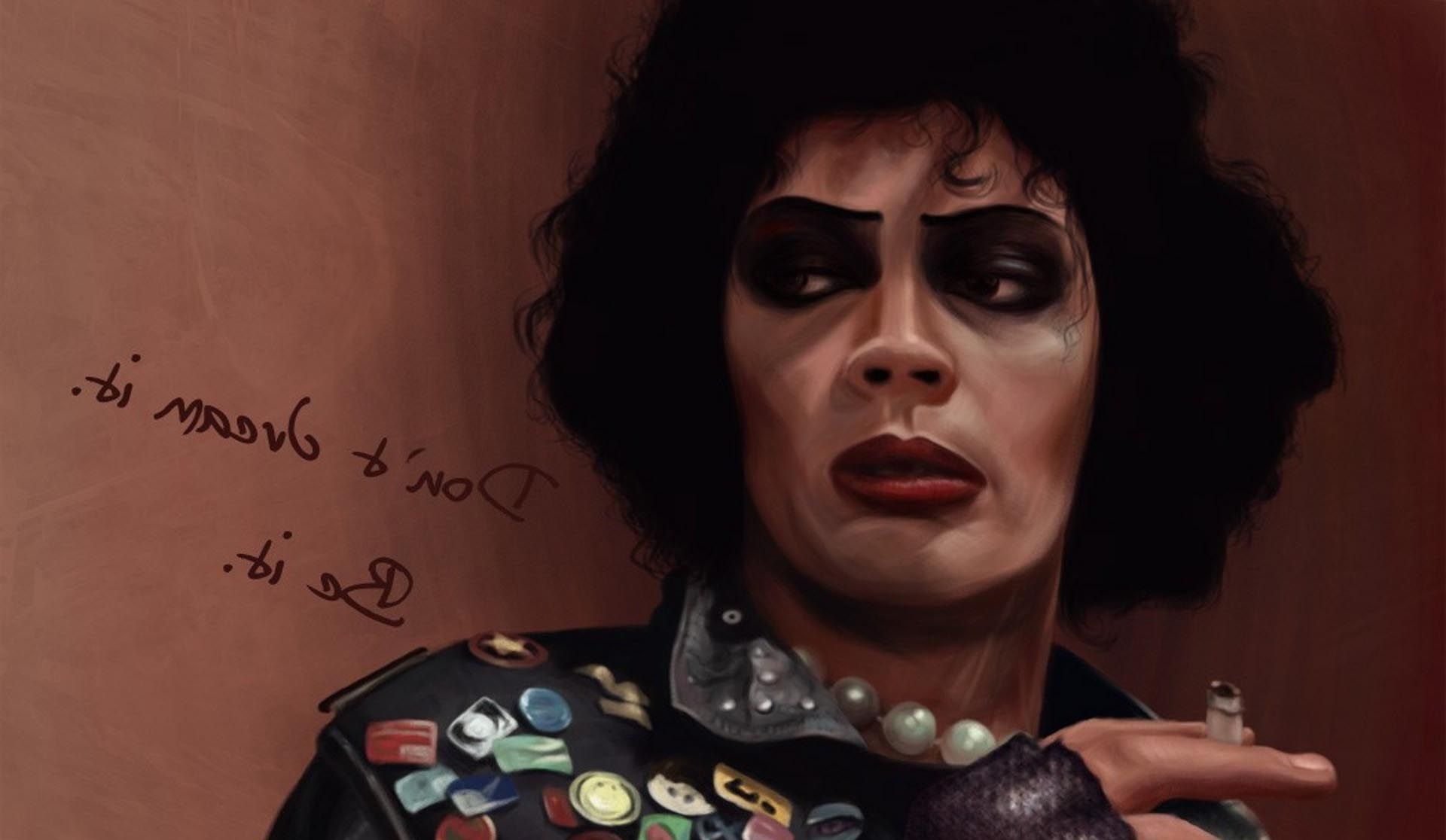 Tim Curry Cigarettes Artwork Inspirational The Rocky Horror
