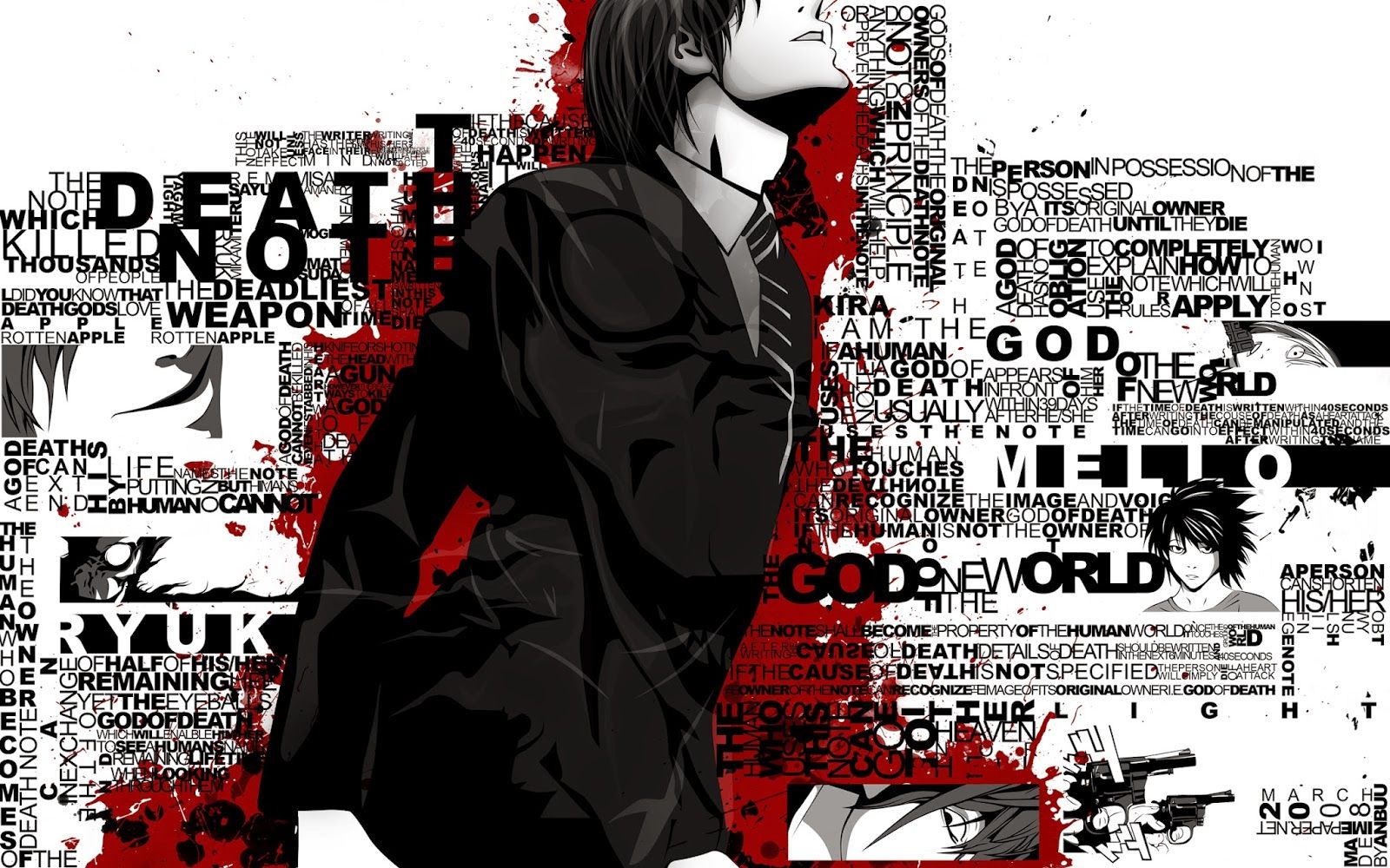 Wonderful HD Wallpaper: Anime HD Wallpaper, (Death Note) Kira