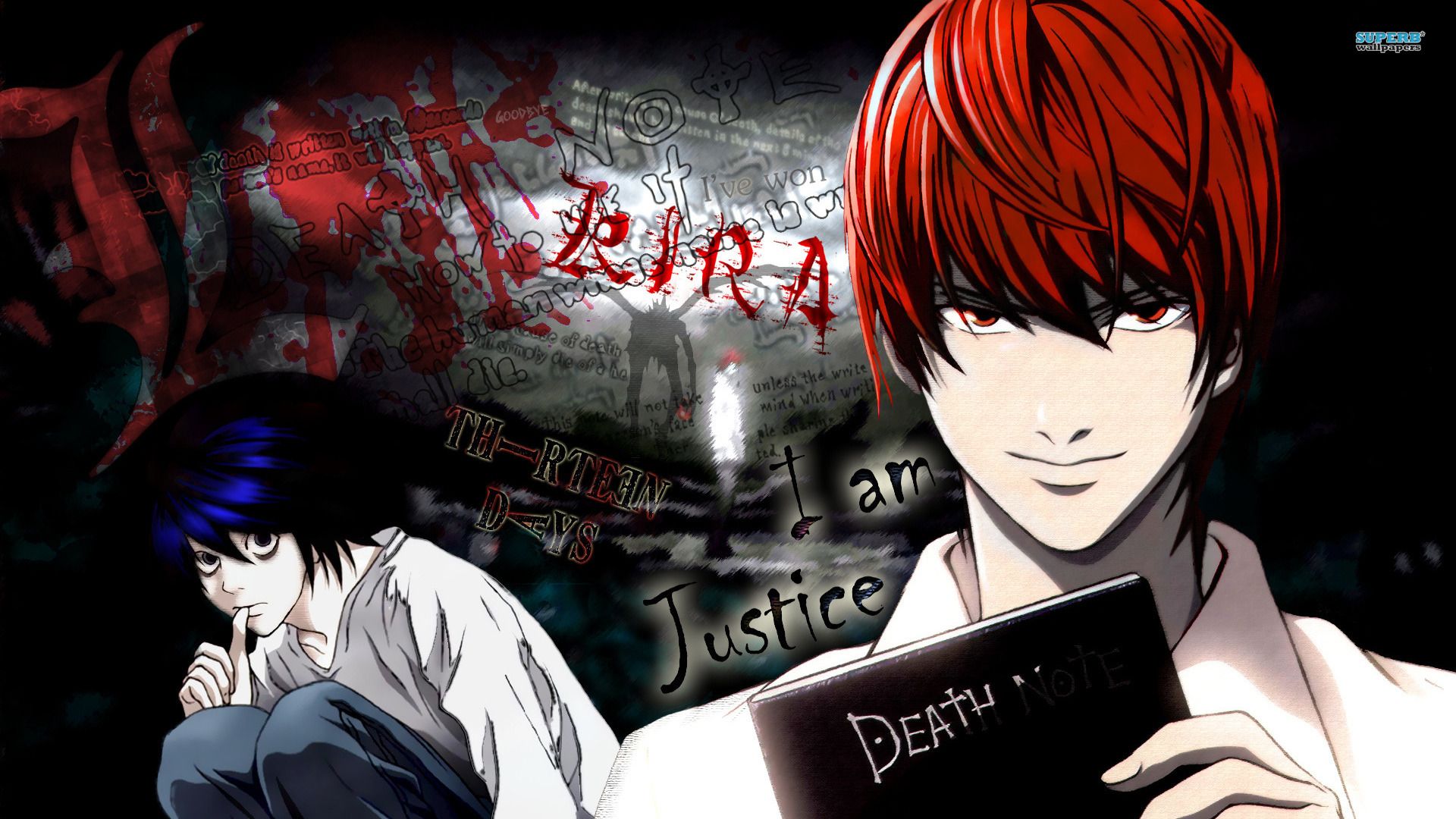 Papel de parede HD para desktop: Anime, Death Note: Notas Da Morte, L (Nota  De Óbito), Yagami Luz baixar imagem grátis #1046214