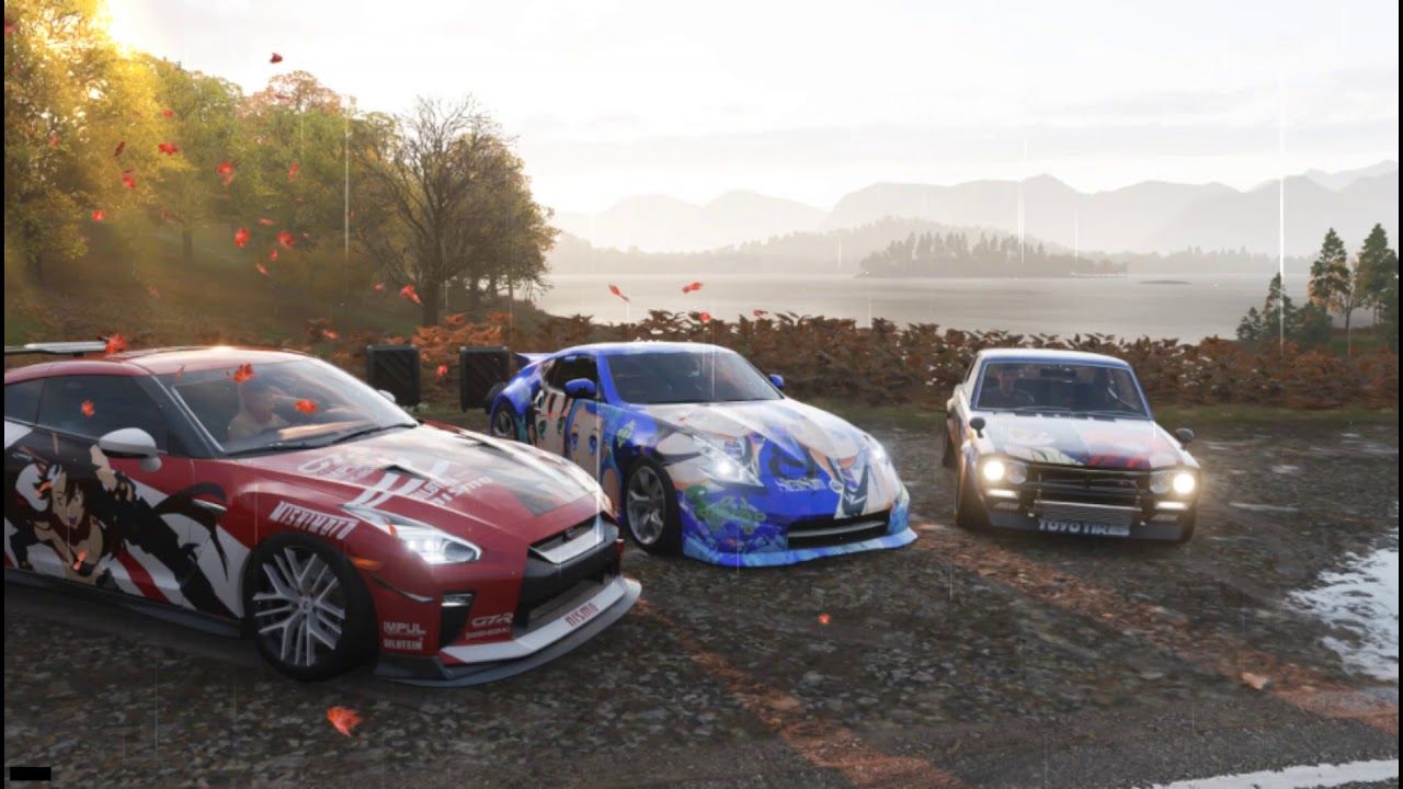 Forza Horizon 4 Anime Car Wallpaper Engine