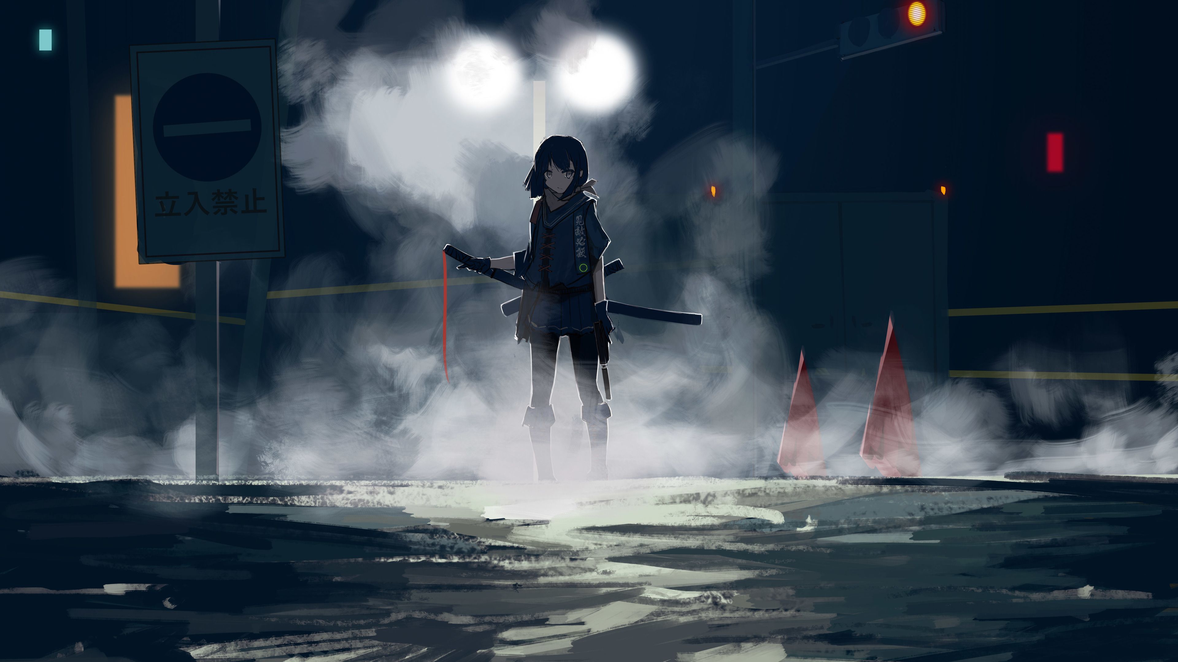 Wallpaper 4k Assassin Anime Girl With .pixel4k.com