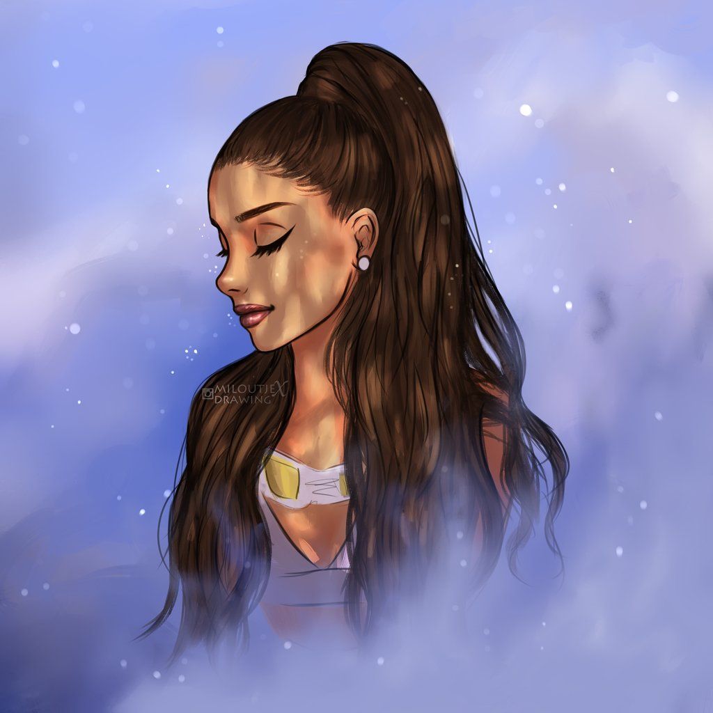 Ariana Grande Cute Cartoon Wallpaper Grande Songs