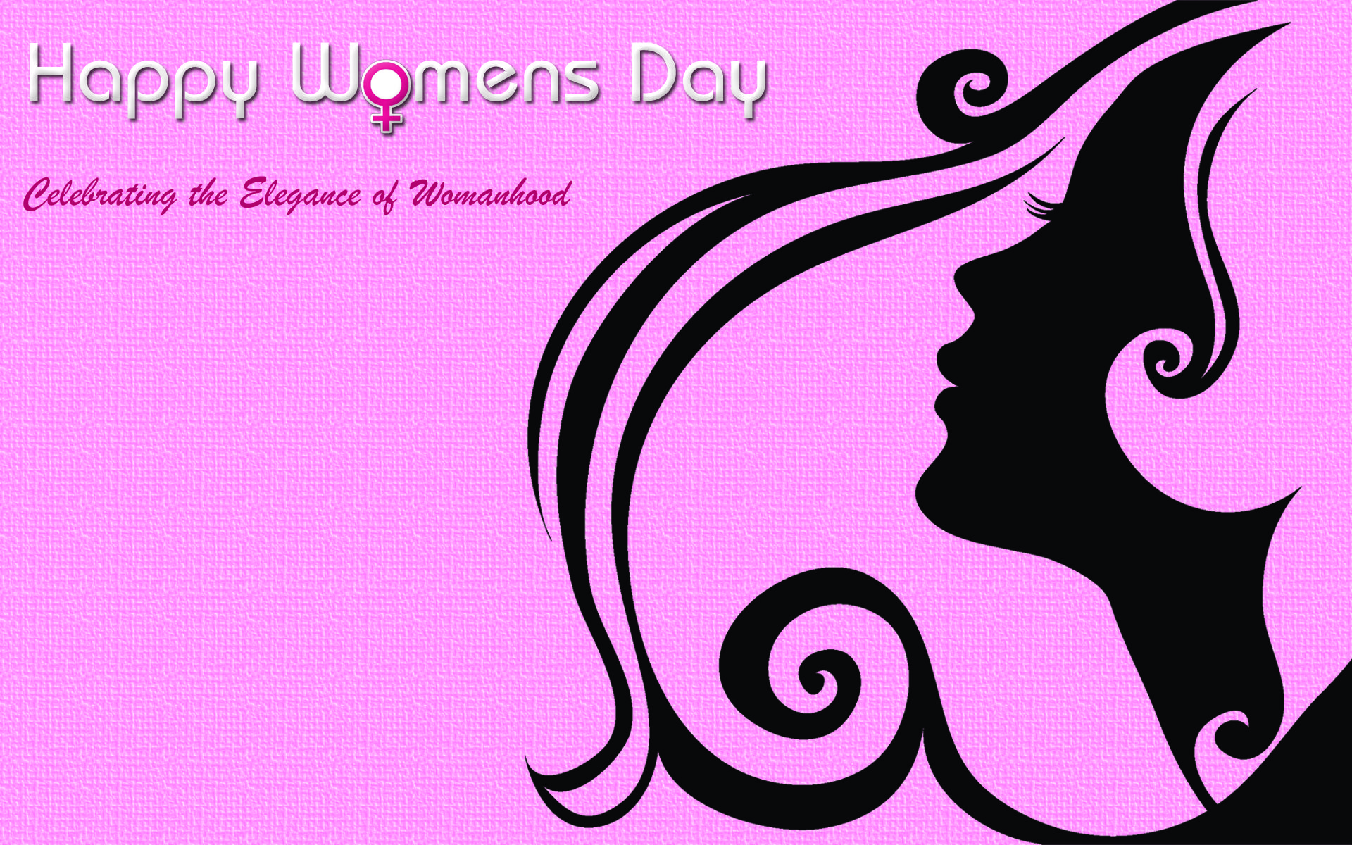 Pink Women's Day Wallpaper HD Wallpaper