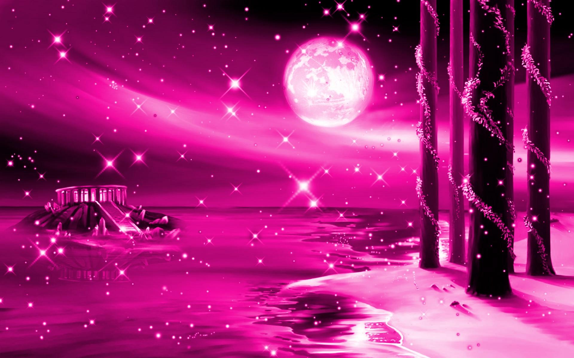 Dream World Pink wallpaper