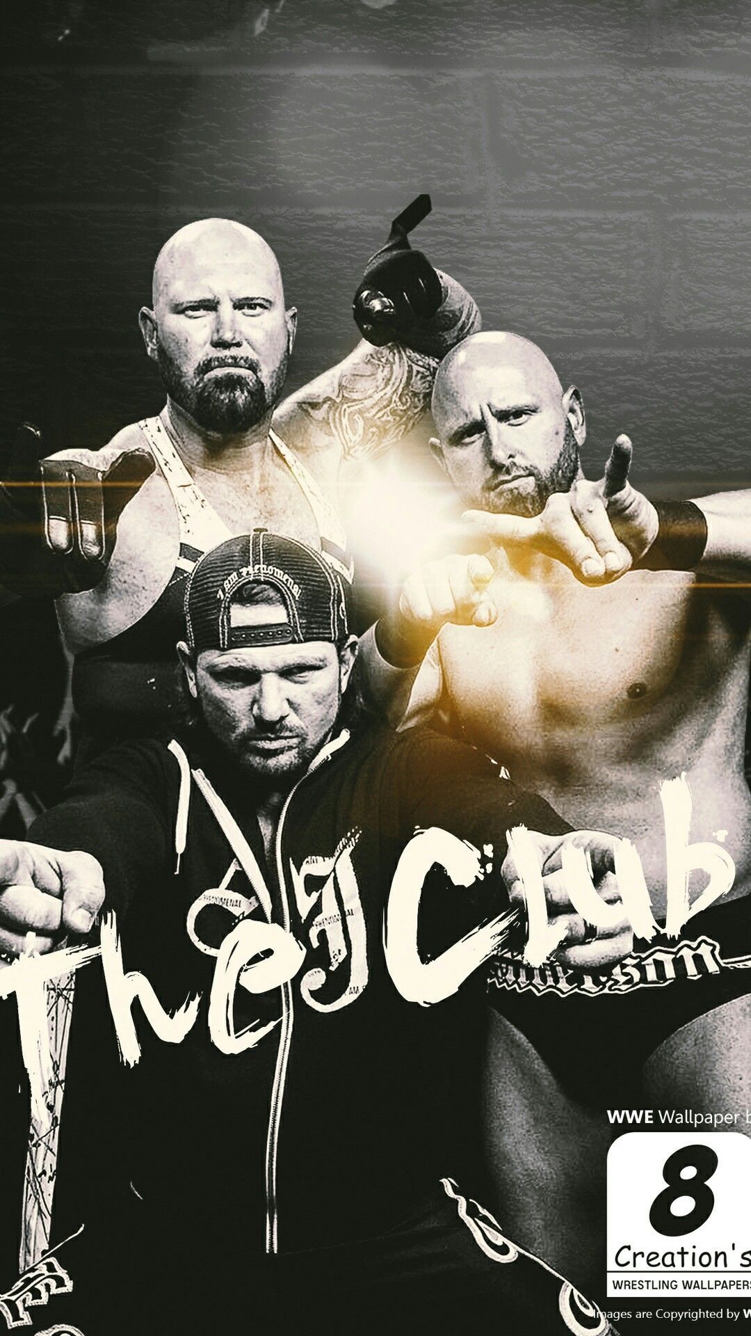 The Club: AJ Styles, Karl Anderson & Luke Gallows. Wwe wallpaper